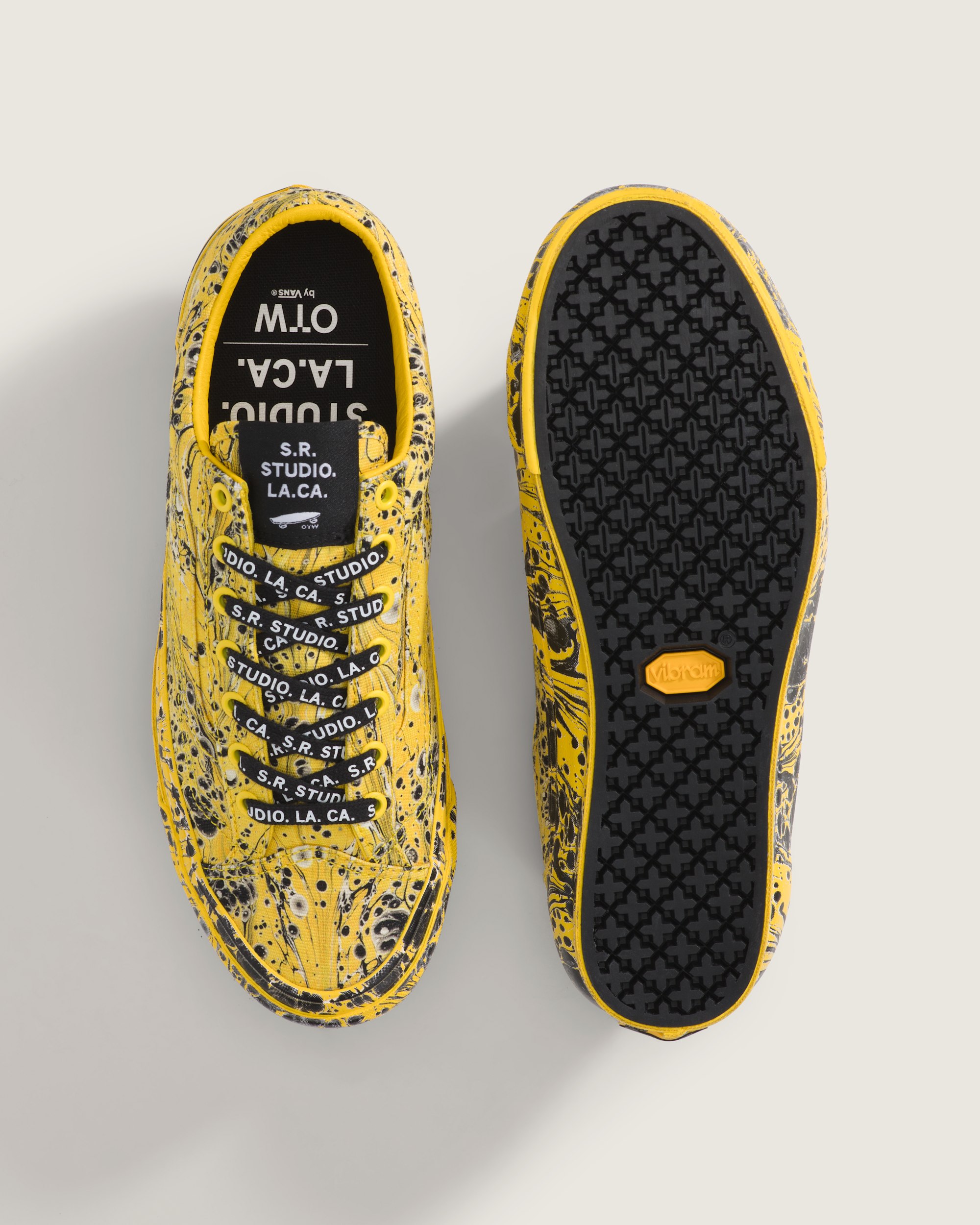OTW by Vans X SR Studio LA CA Old Skool 36 Vibram VANS Marbled Yellow ALT2