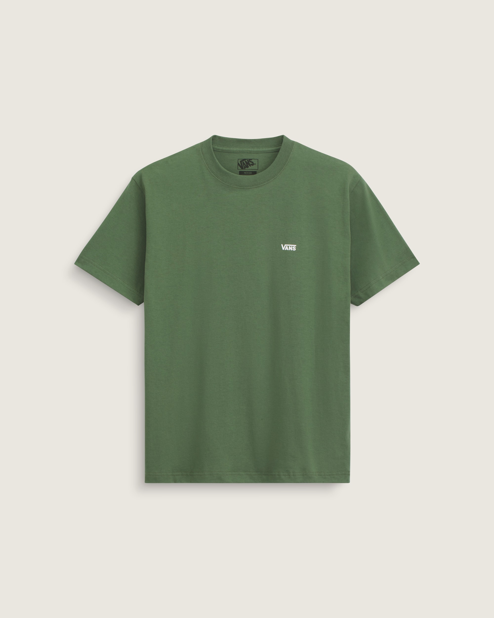Left Chest Logo TShirt VANS Pine Forest Green HERO