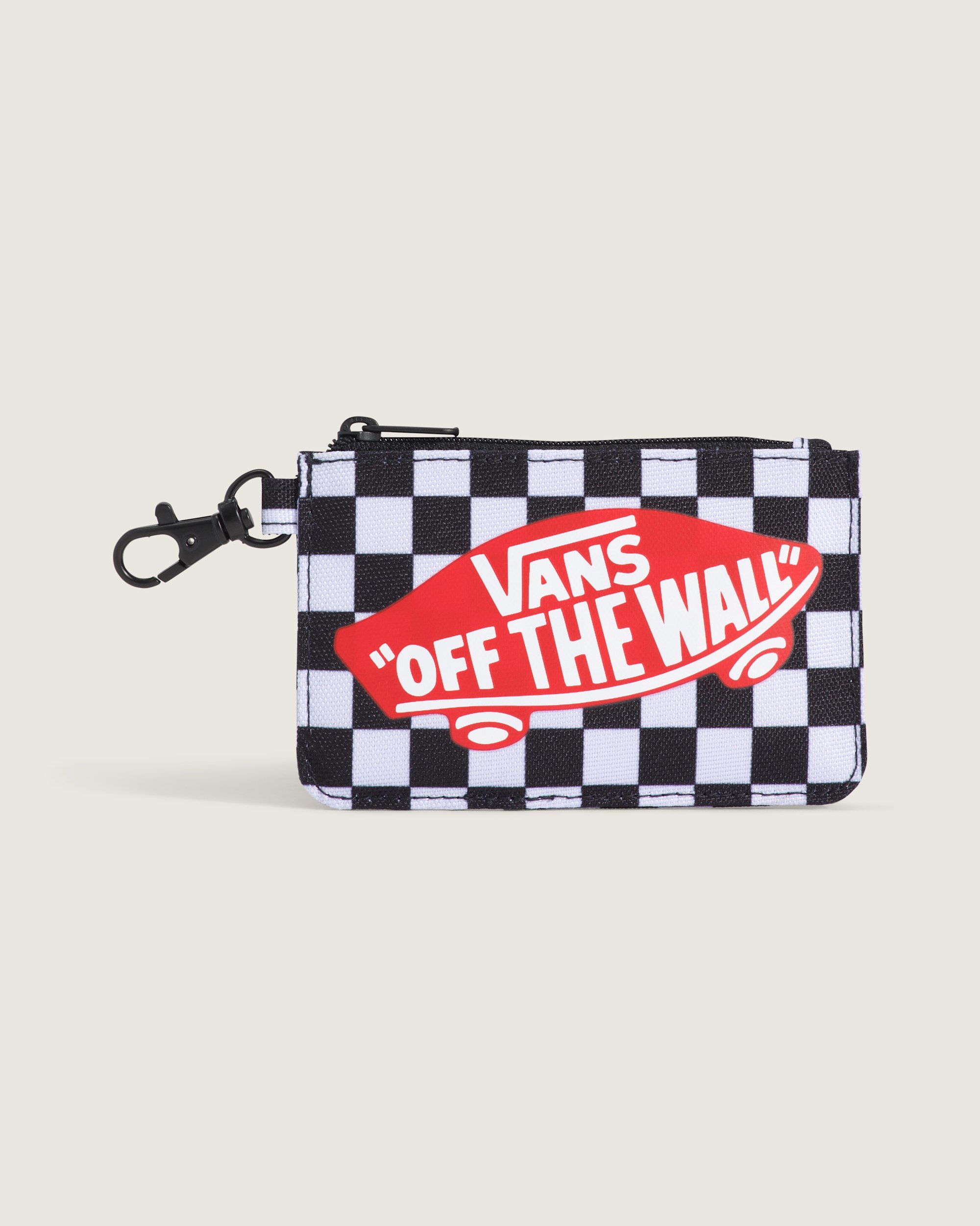 Off The Wall Zip Wallet VANS Black  White HERO