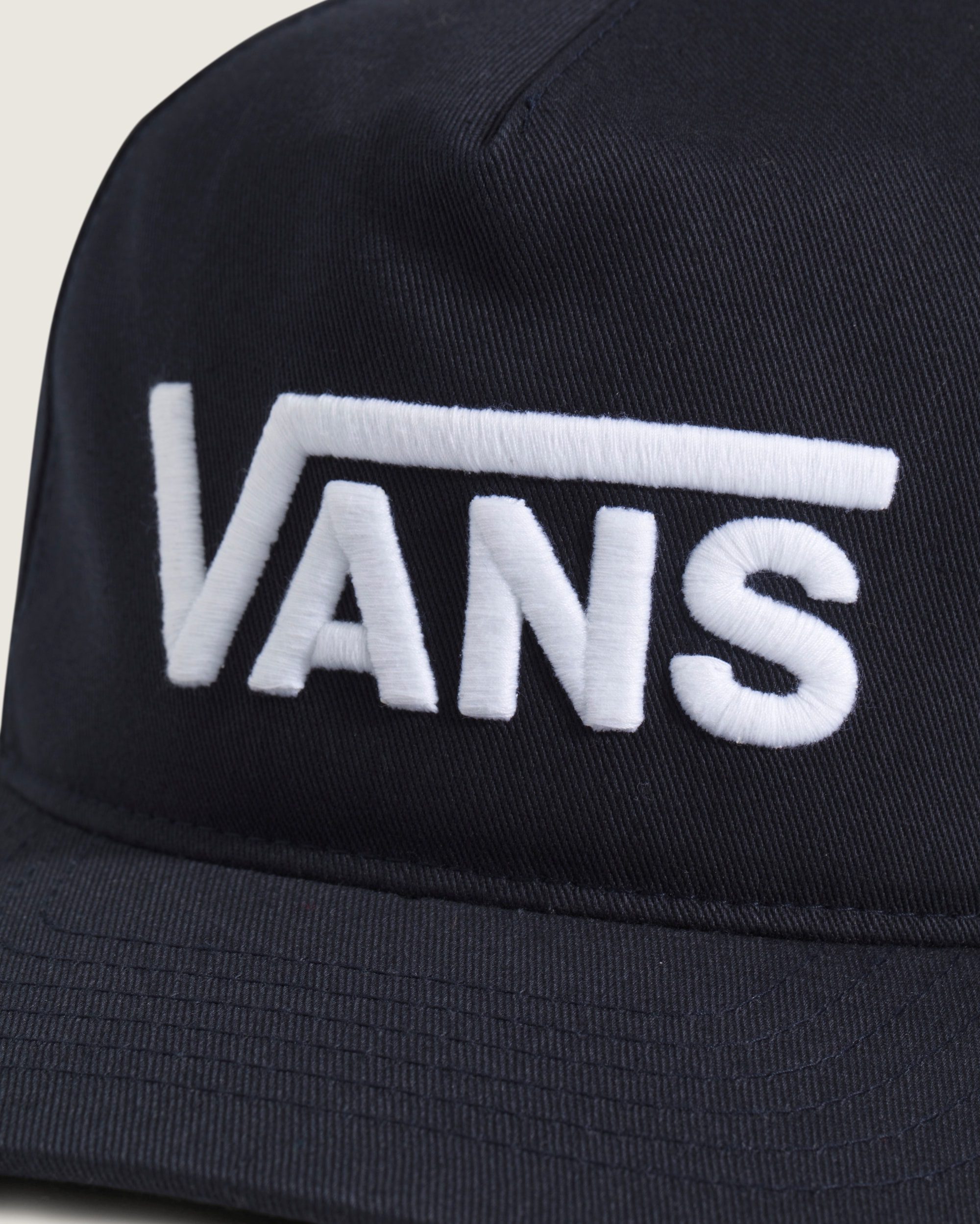 Drop V Logo Snapback Hat VANS Parisian Night Blue ALT1