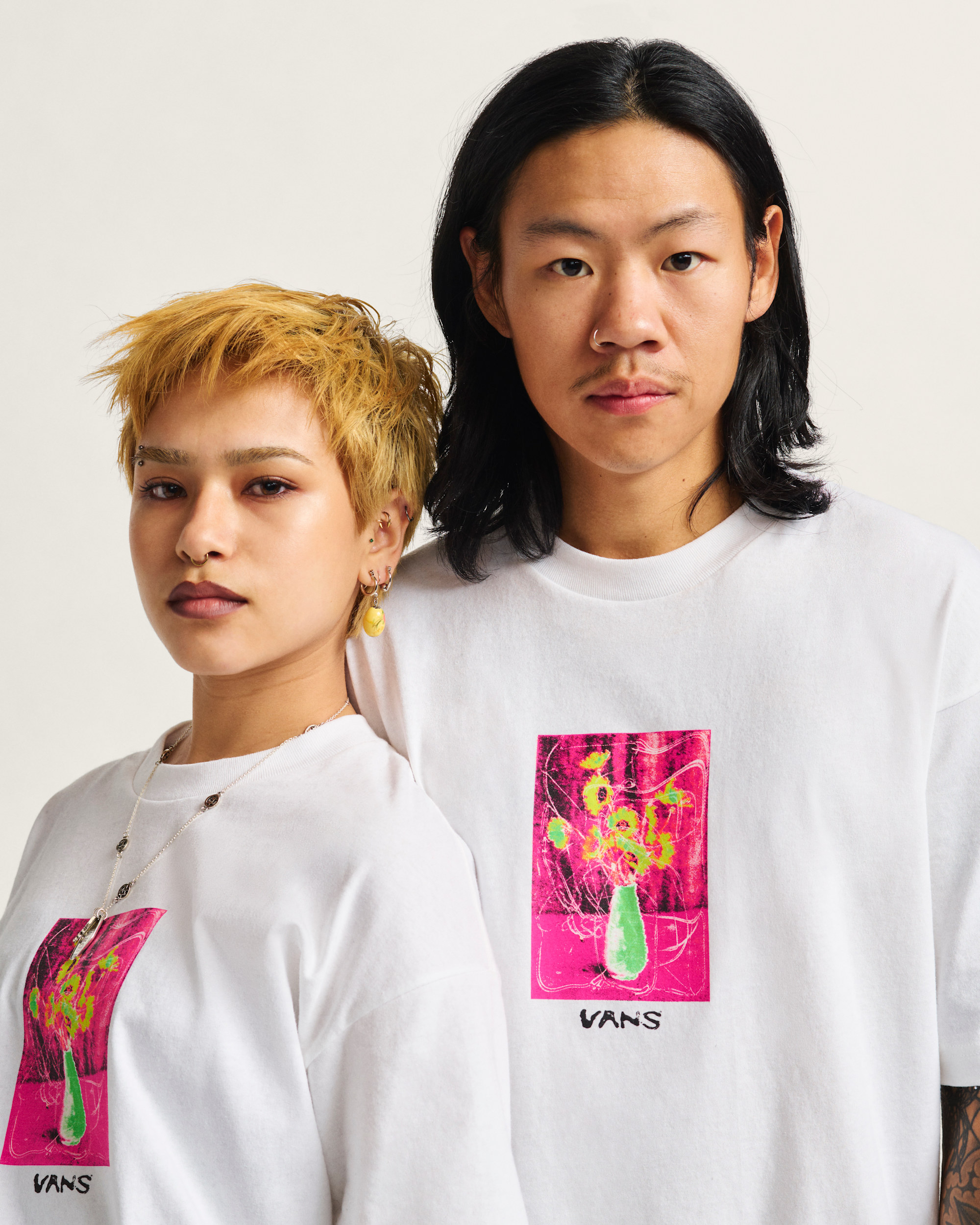 Floral Dcor TShirt VANS White ALT4