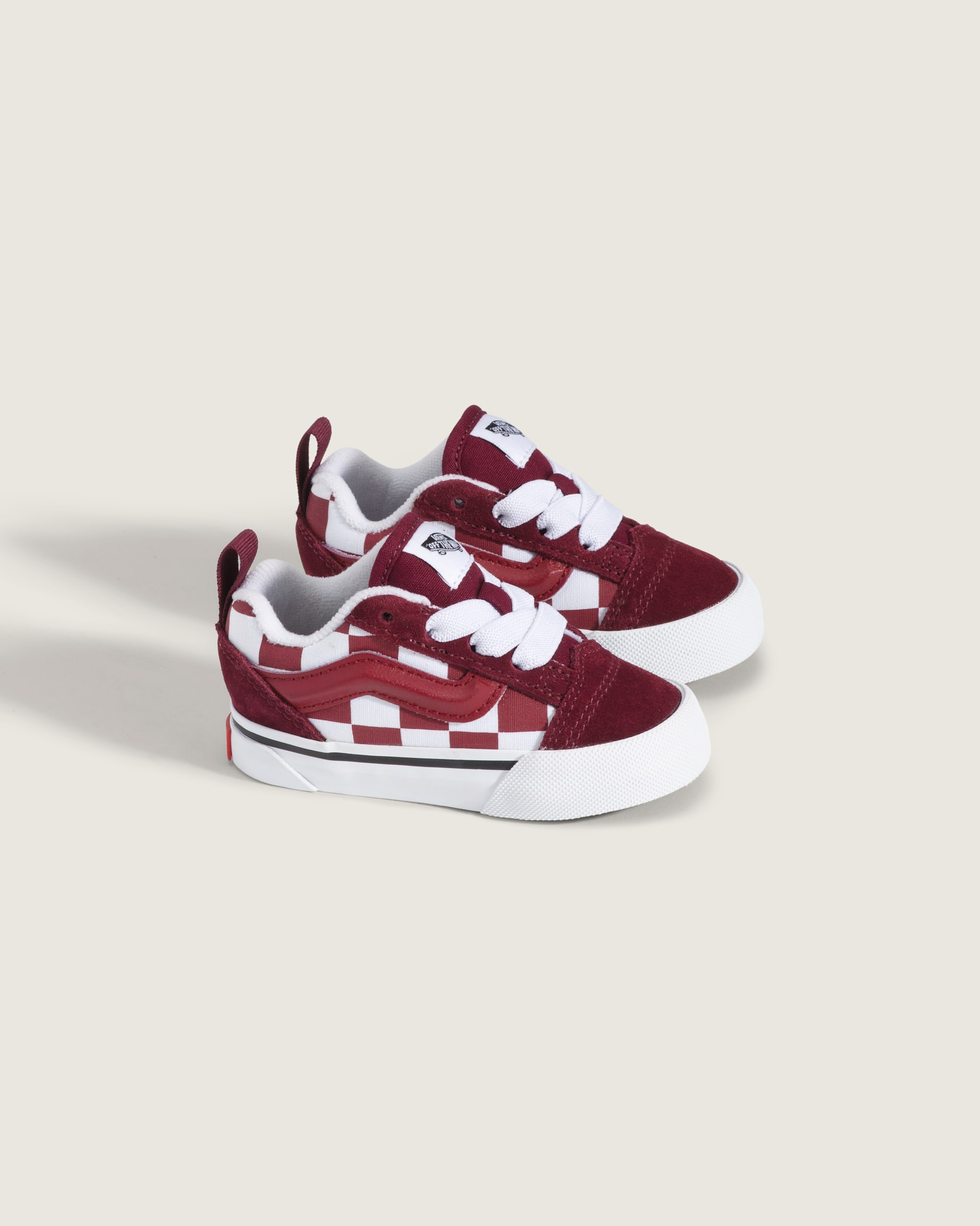 Toddler Knu Skool Shoe VANS Bordeaux Red ALT1
