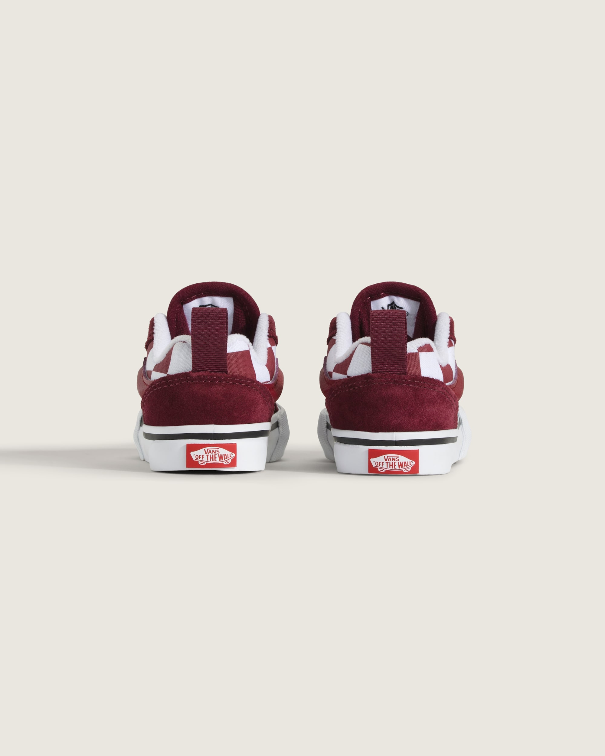 Toddler Knu Skool Shoe VANS Bordeaux Red ALT3
