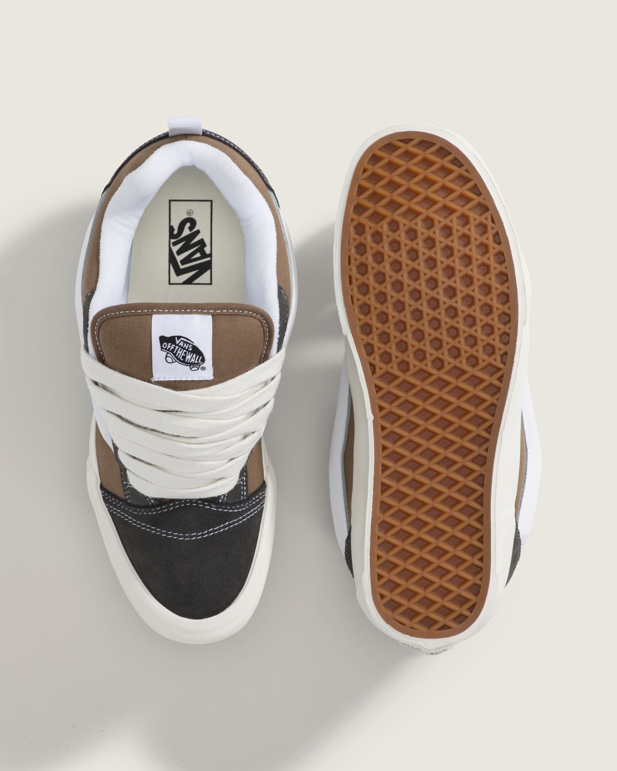 Knu Skool Shoe VANS Light Brown  Dark Brown ALT2