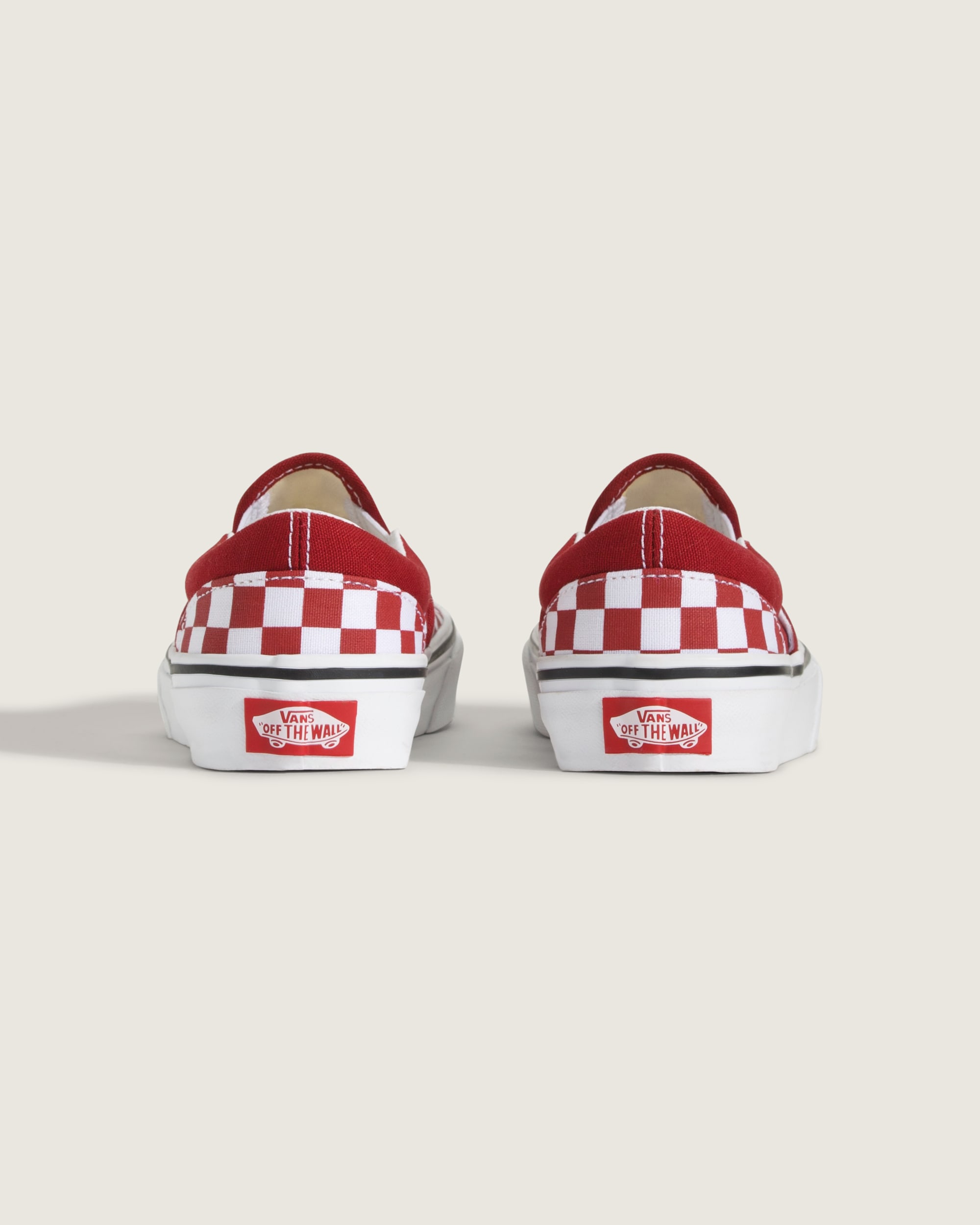 Little Kids Classic SlipOn Checkerboard Shoe VANS Checkerboard Chili Pepper Red ALT3
