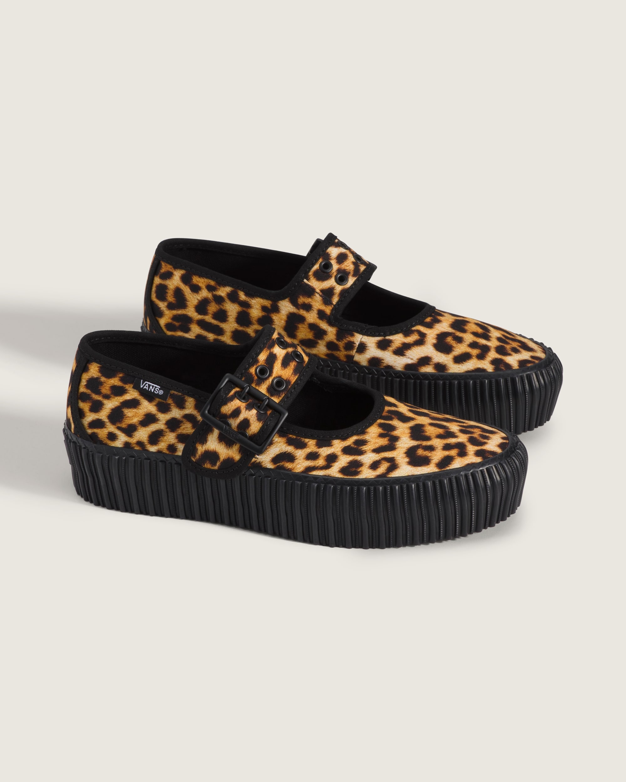 Mary Jane Creeper Shoe VANS Leopard  Black ALT1