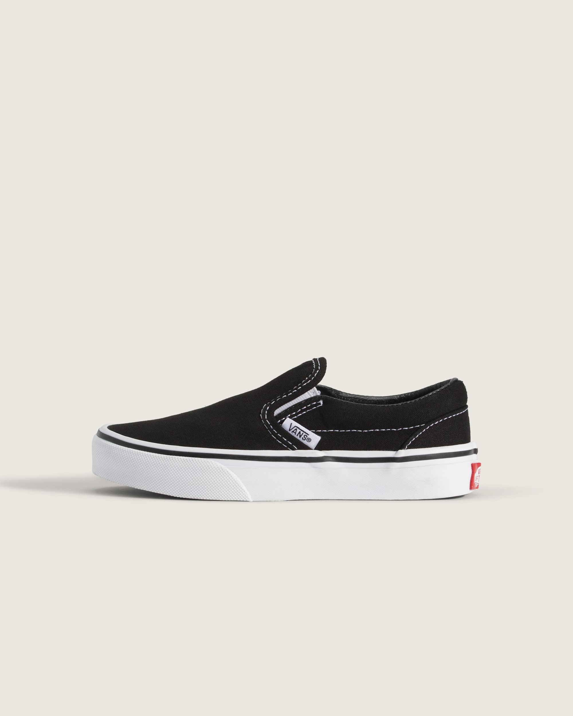 Little Kids Classic SlipOn Shoe VANS Black  True White HERO