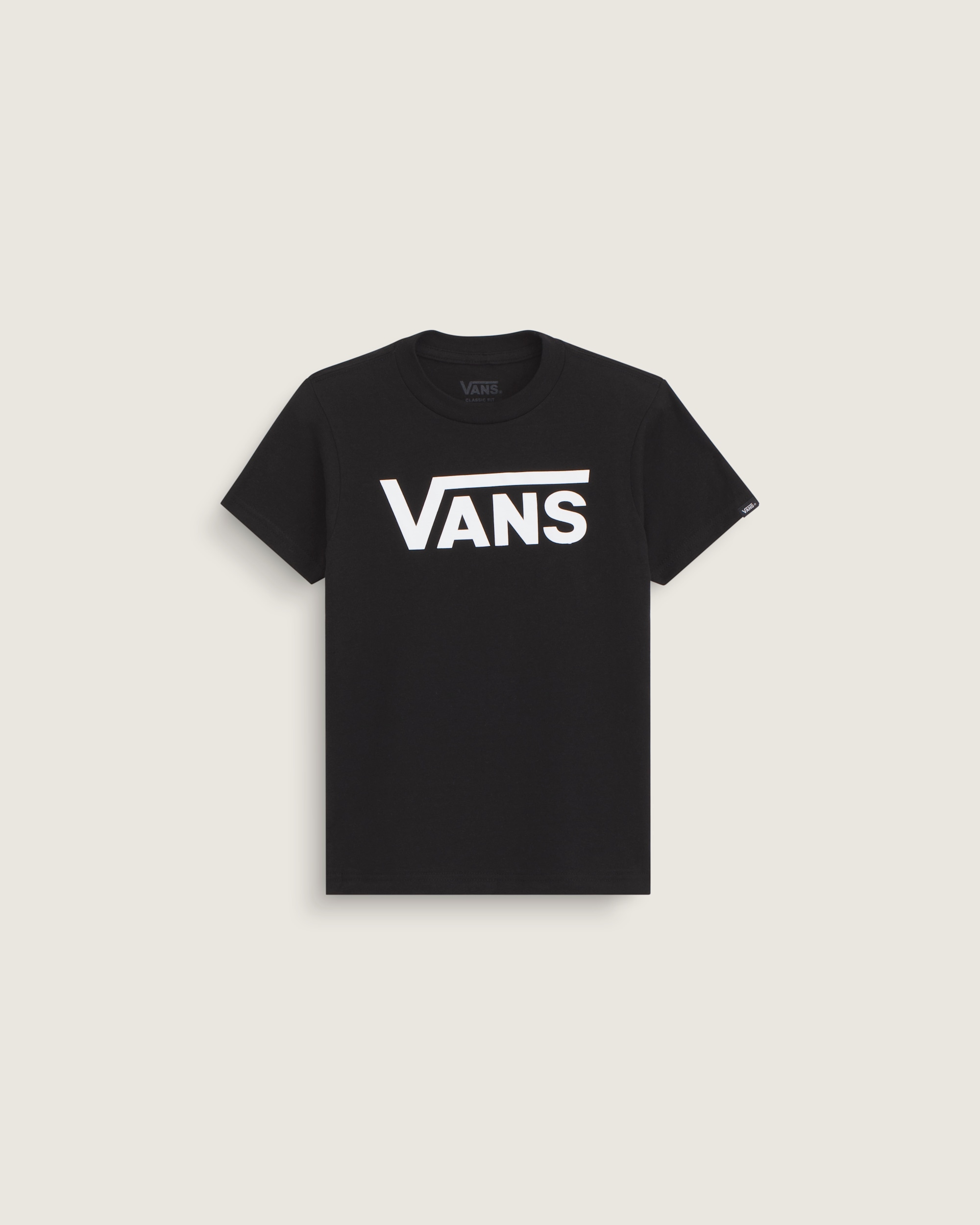 Little Kids Vans Classic TShirt VANS Black  White HERO