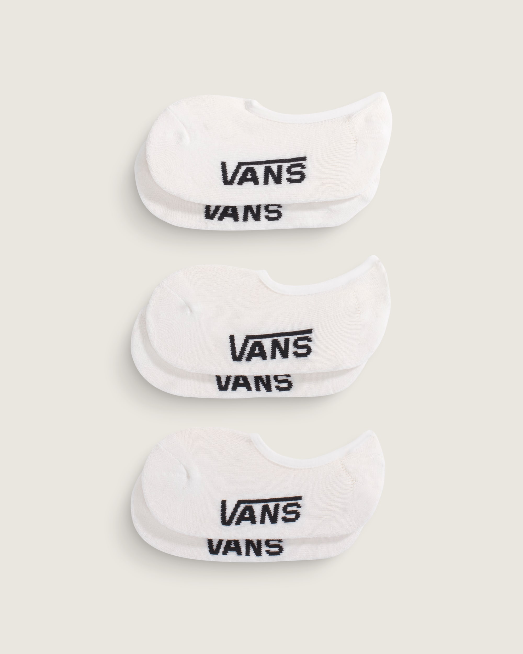 Kids Classic No Show Socks VANS White HERO