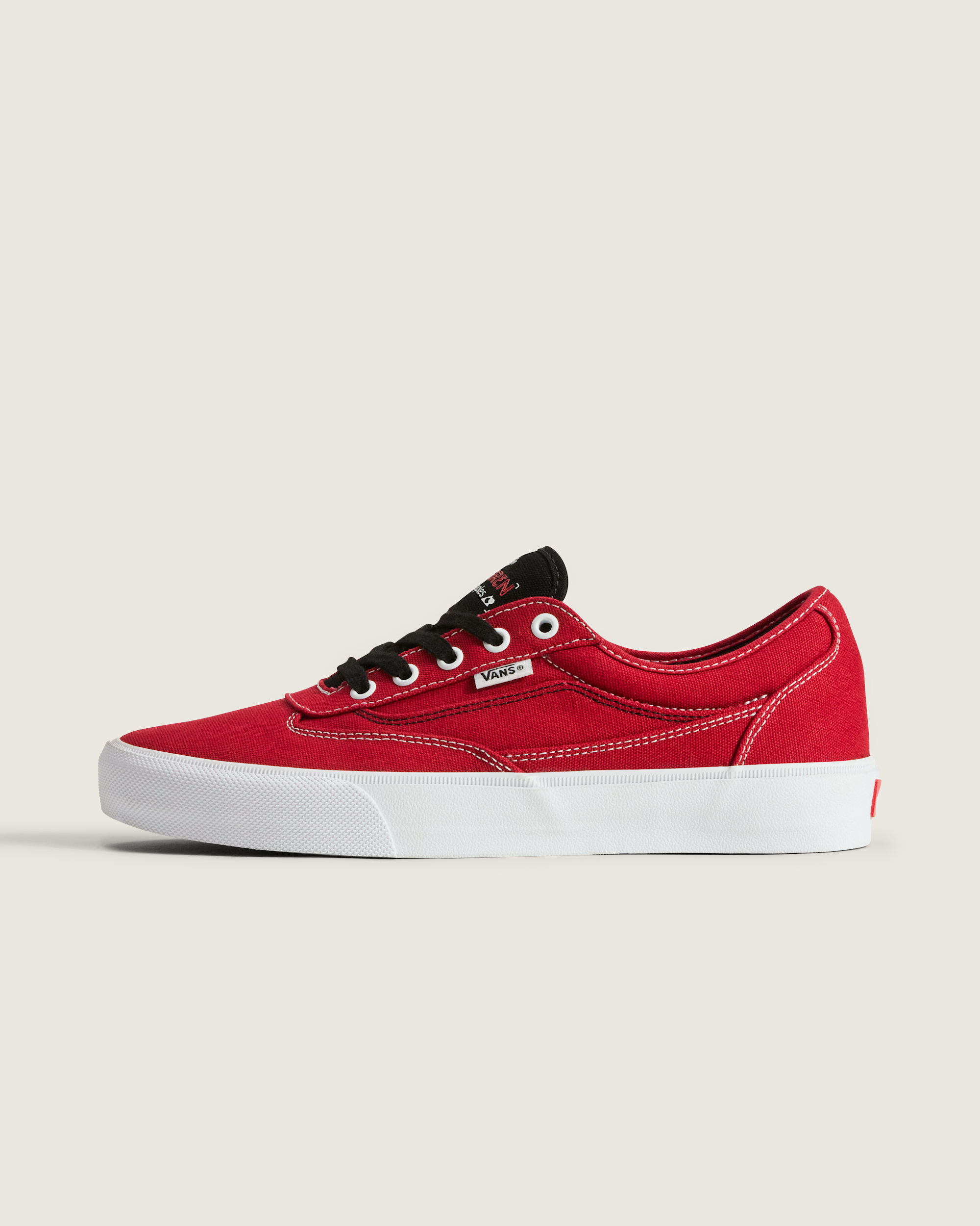 Skate Curren Caples Shoe VANS Red  White HERO