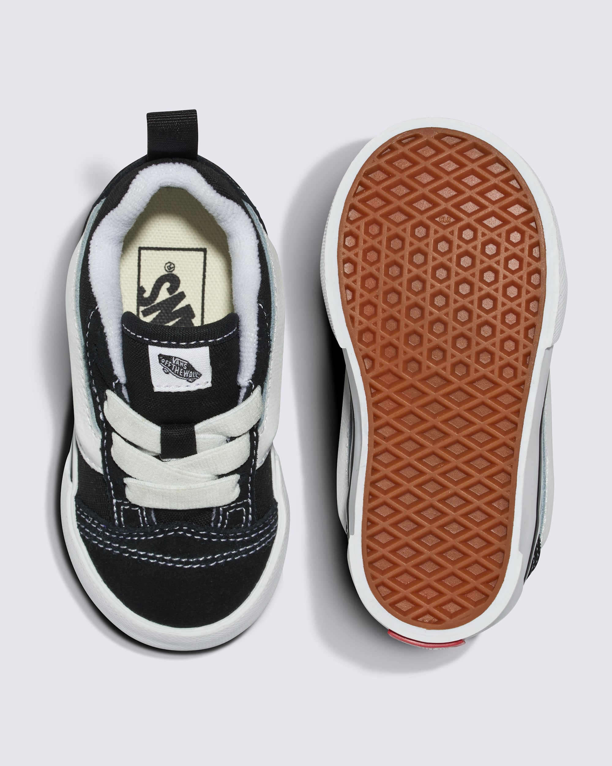 Toddler Knu Skool Shoe VANS Black  White ALT4