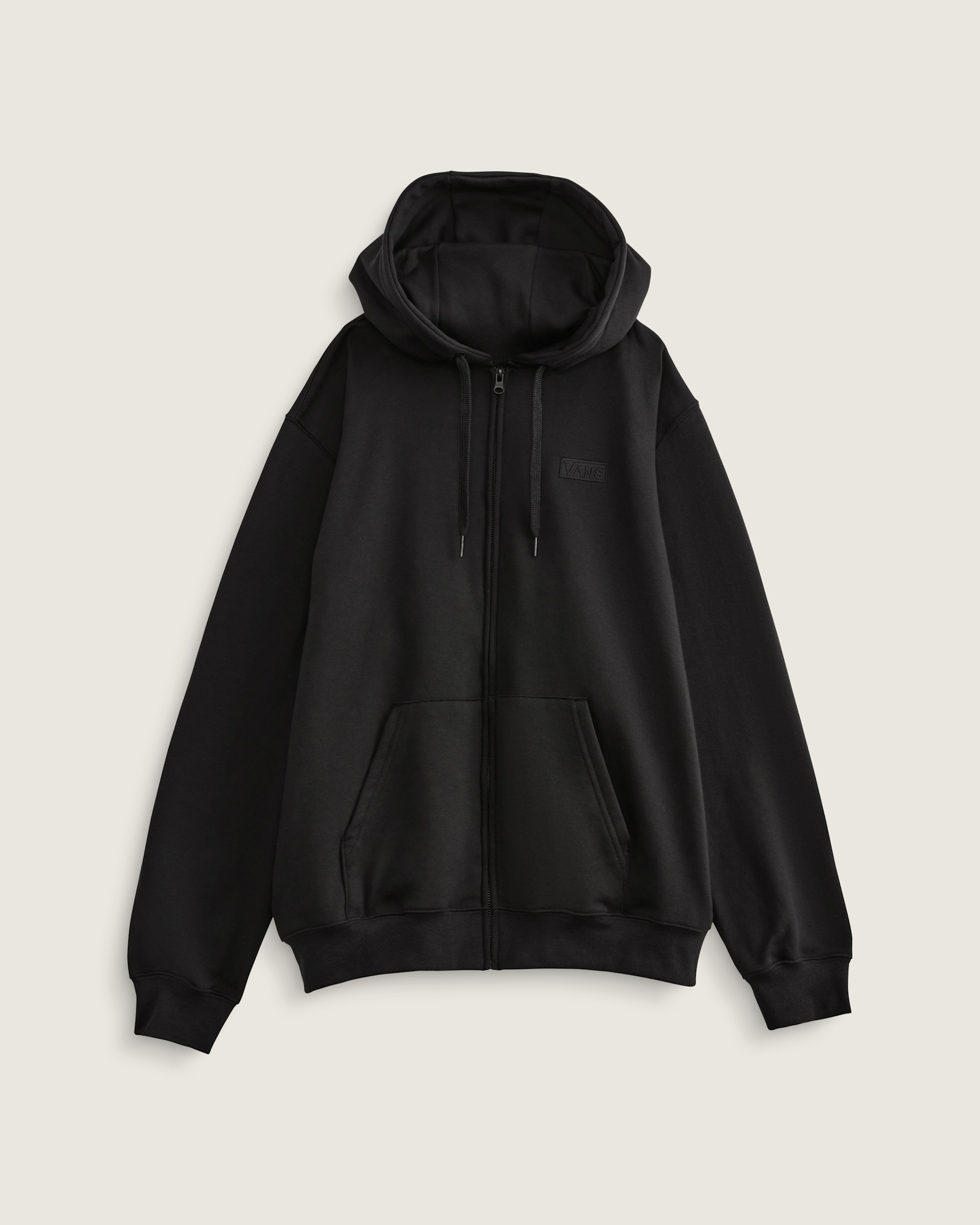 Core Basic Full Zip Hoodie in Black | Vans