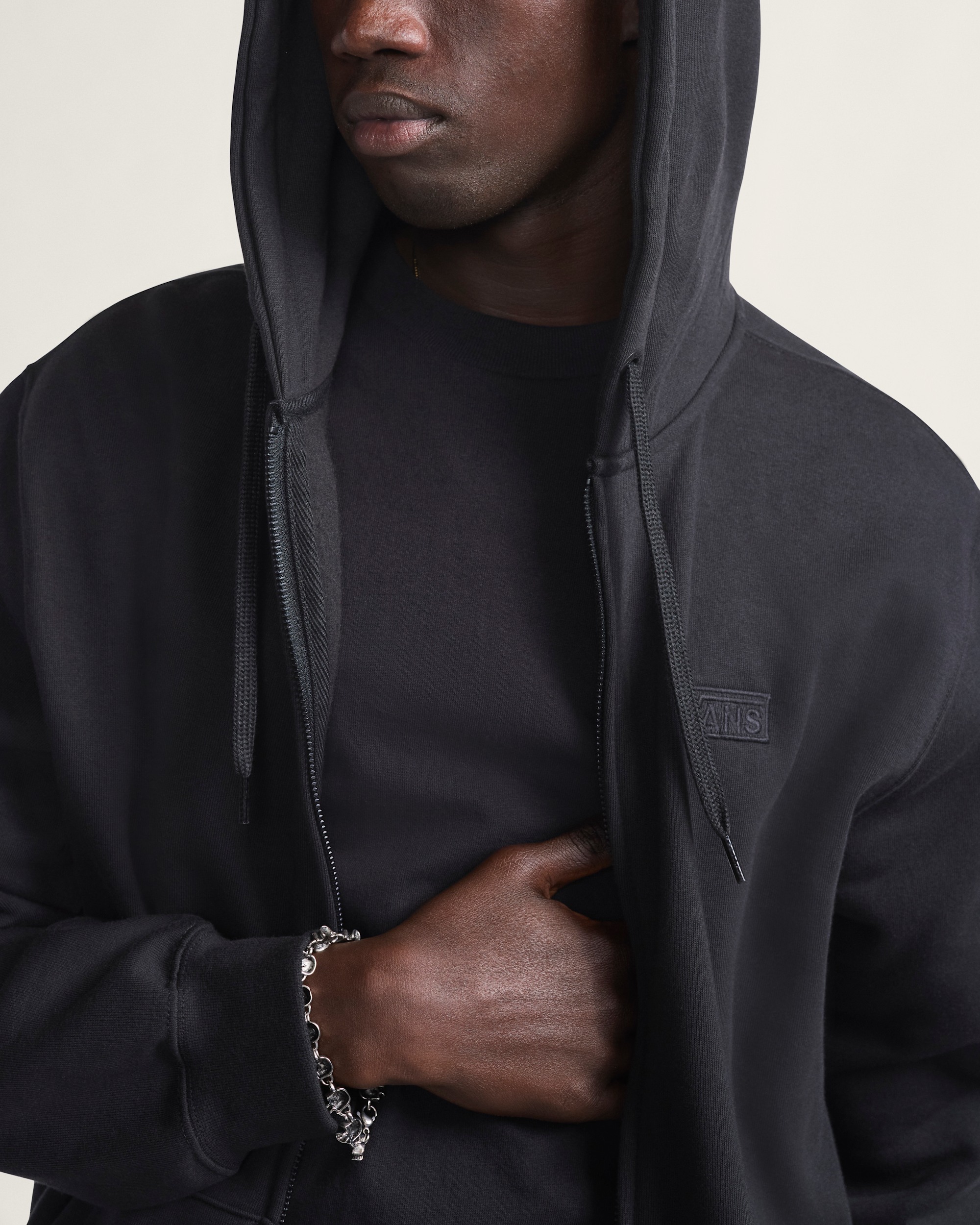 Core Basic Full Zip Hoodie VANS Black ALT4