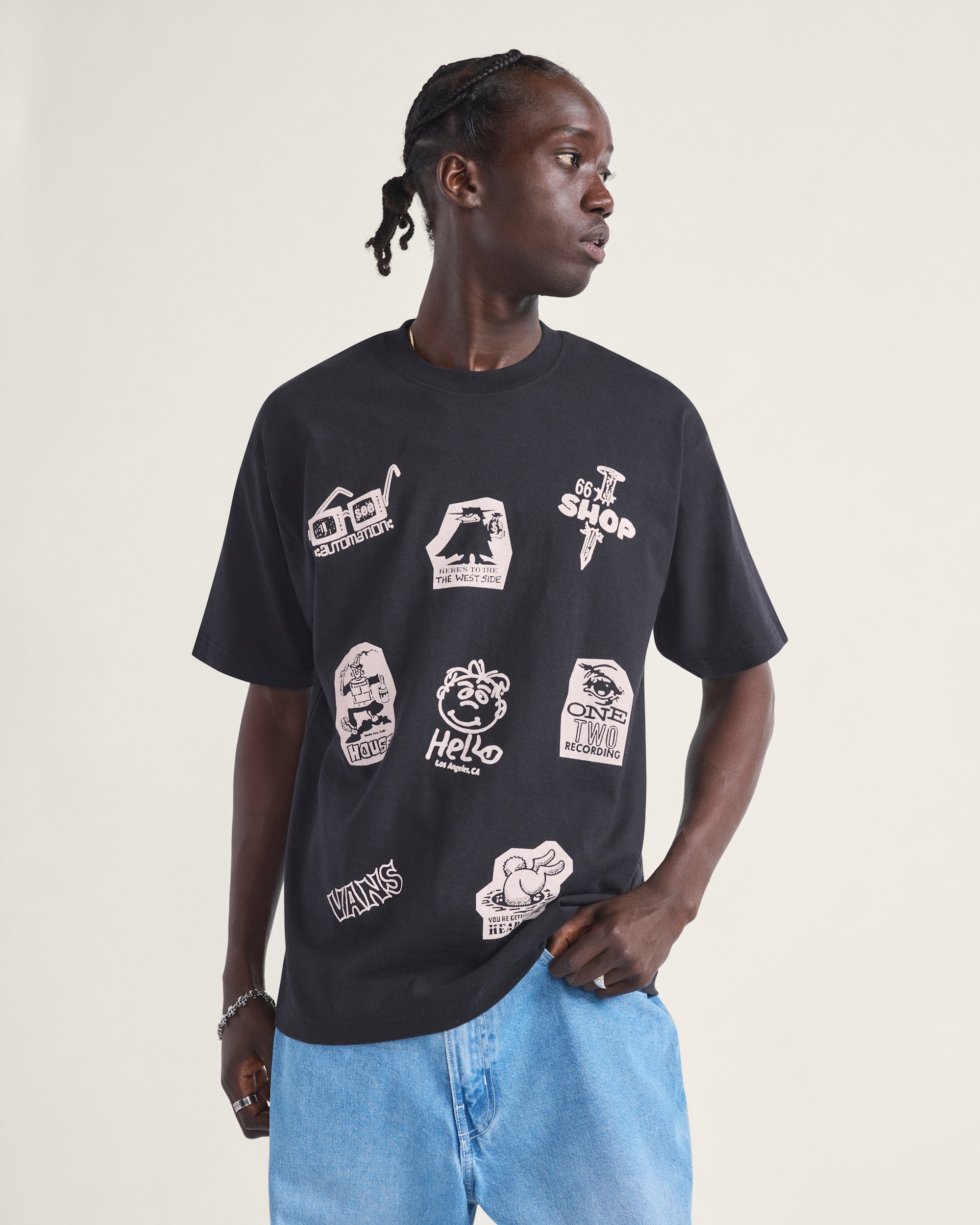 Classified TShirt VANS Black ALT1