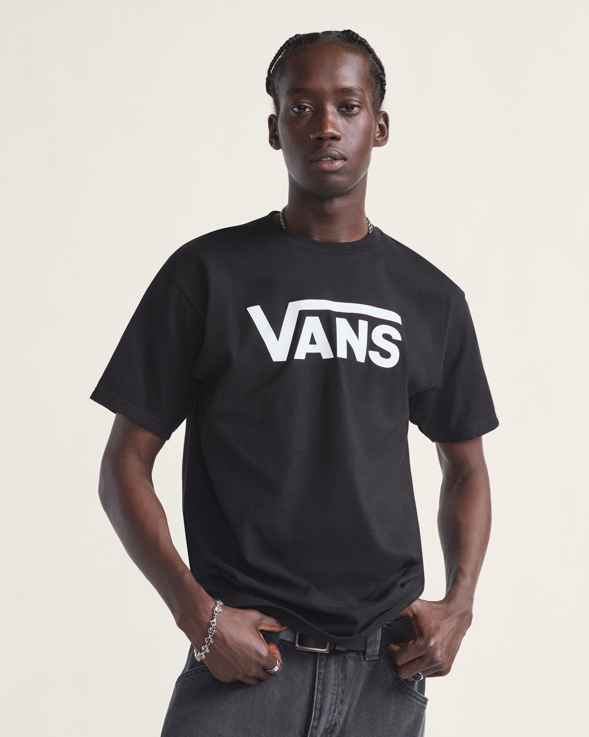 Vans Classic TShirt VANS Black  White ALT1