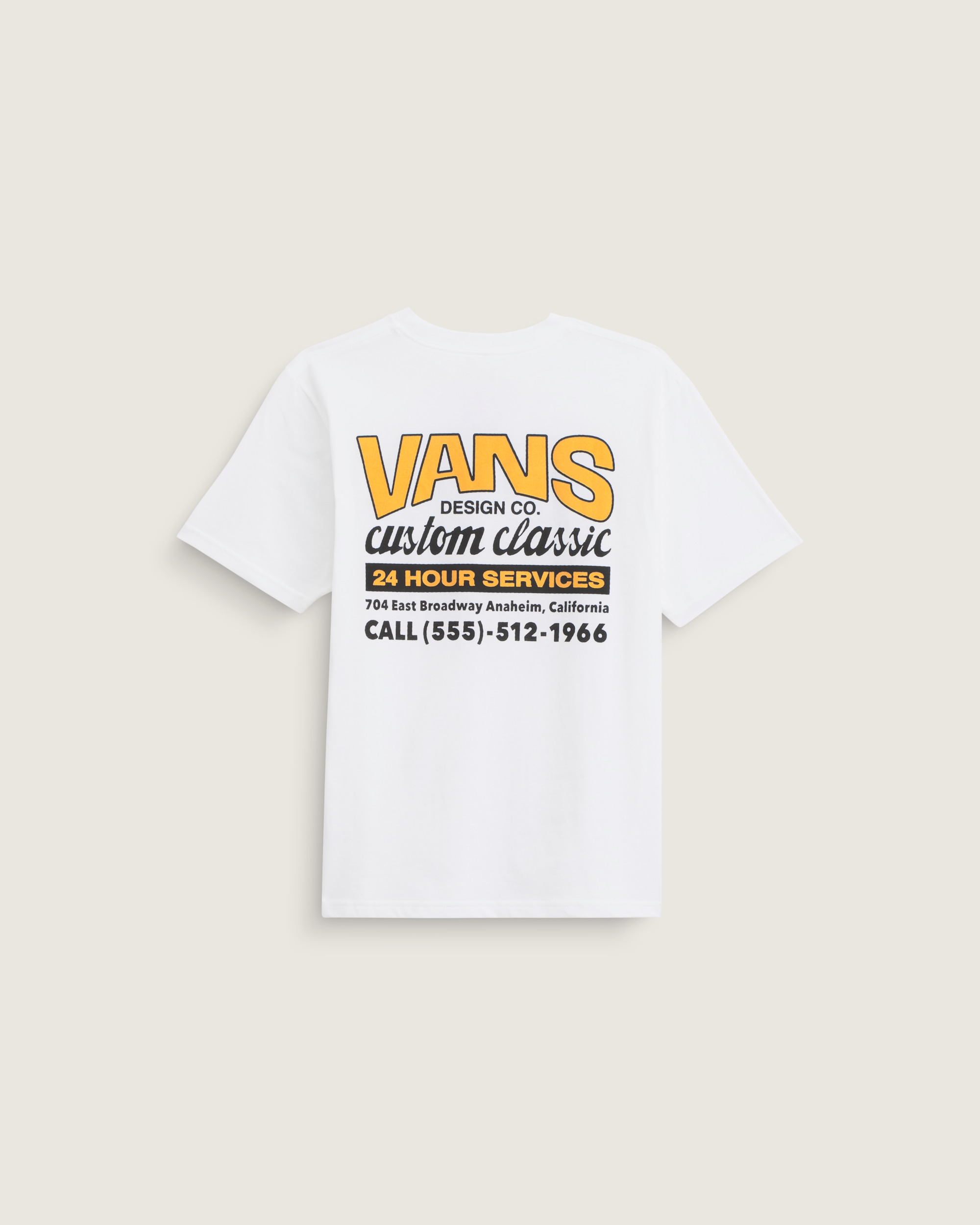 Kids Shop Front TShirt VANS White HERO