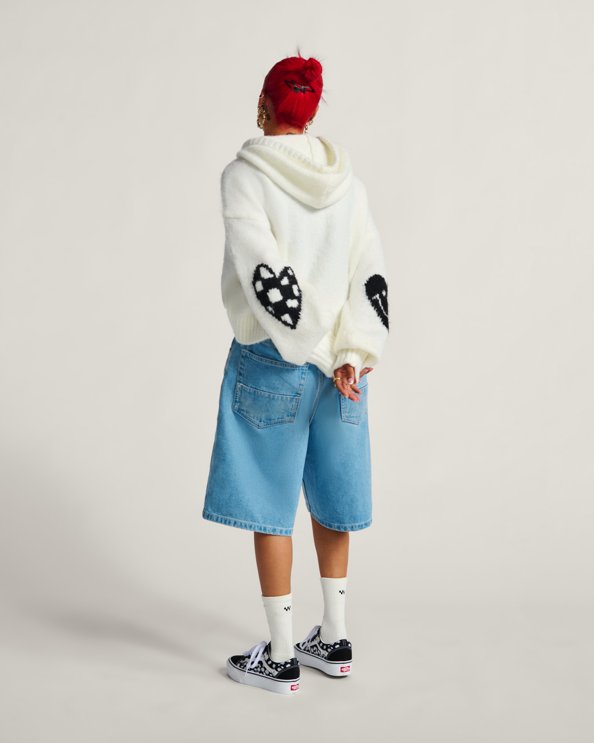 Kawaii Hoodie VANS Marshmallow Beige ALT4