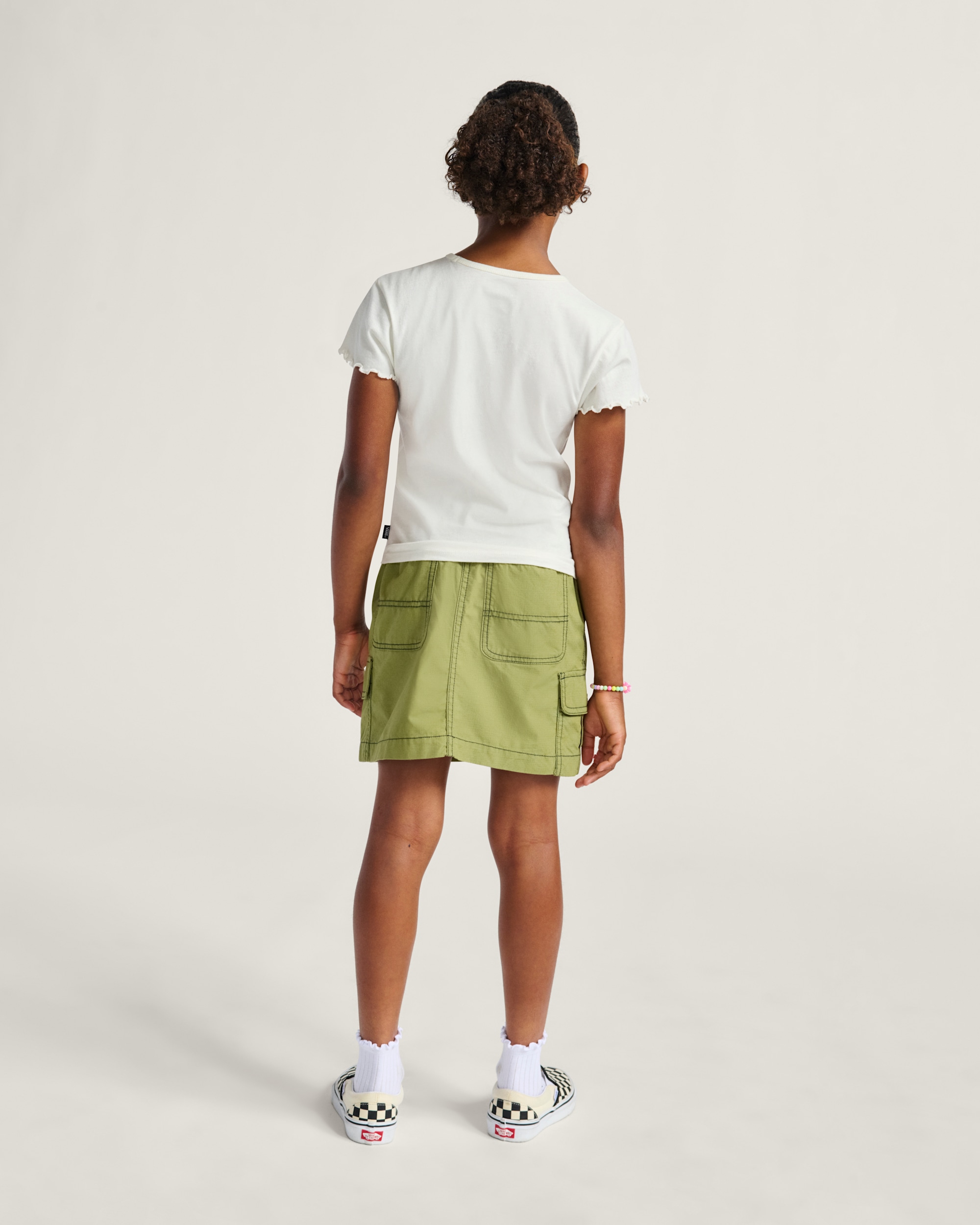 Kids Sidewalk Cargo Skirt VANS Loden Green ALT3