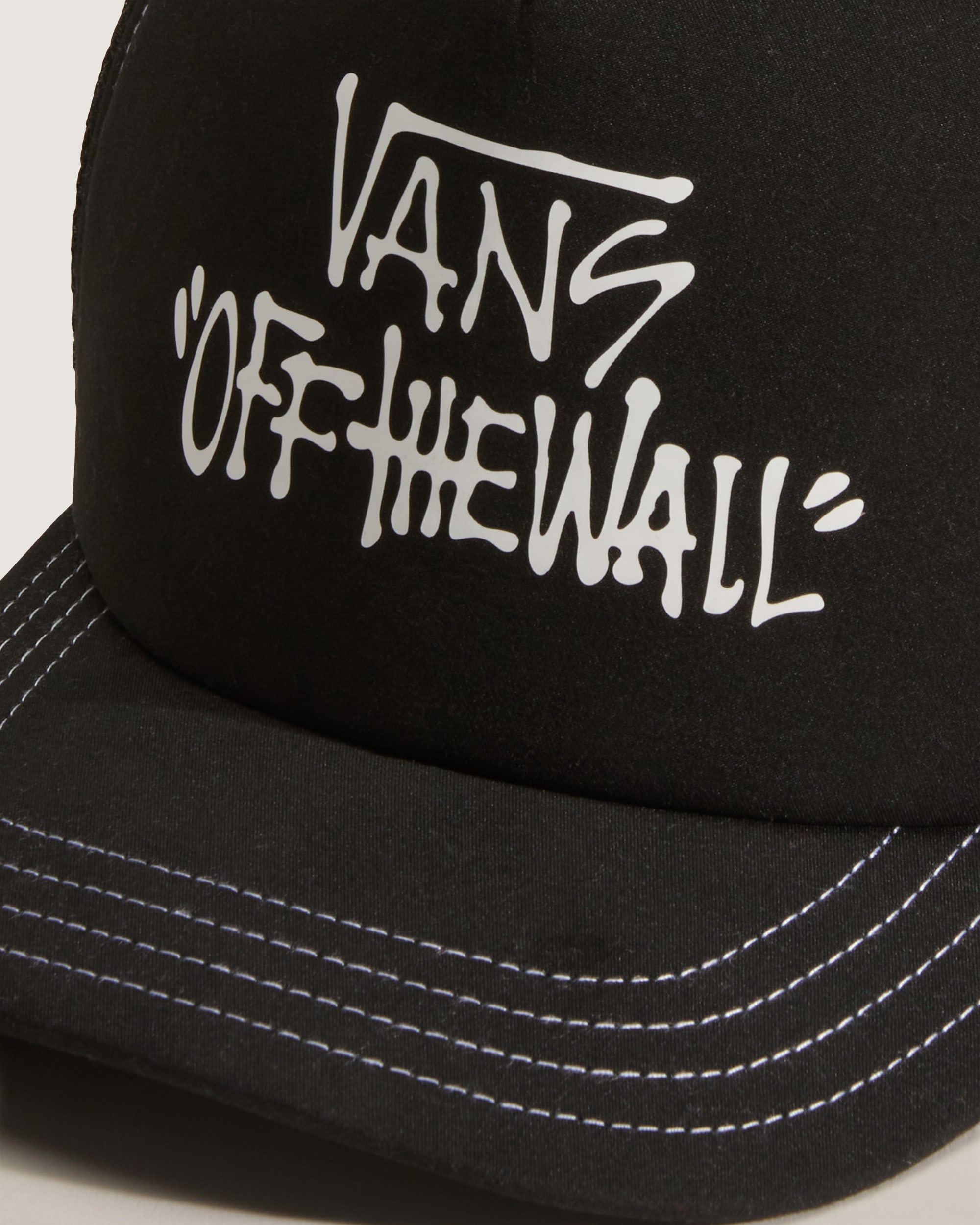 Kids Vans Pop Trucker Hat VANS Black ALT2