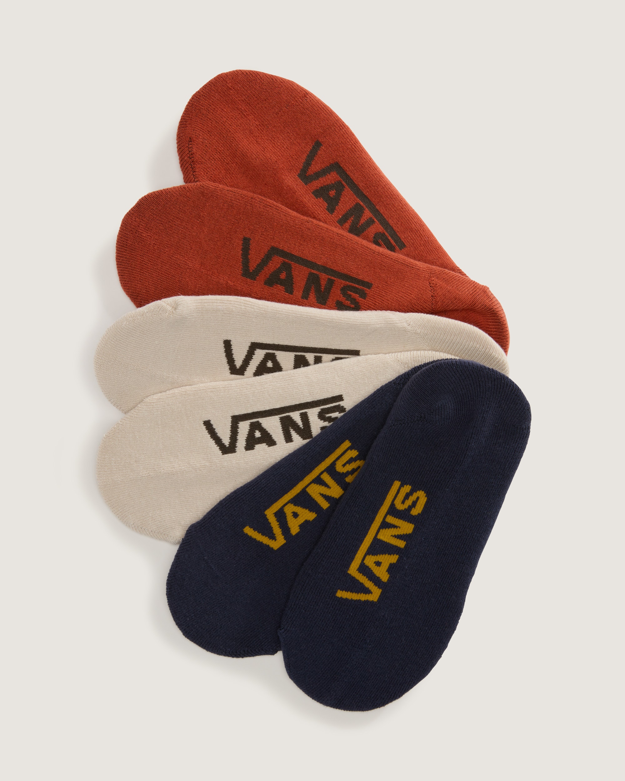 Classic No Show Socks 3Pack VANS Parisian Night Blue ALT1