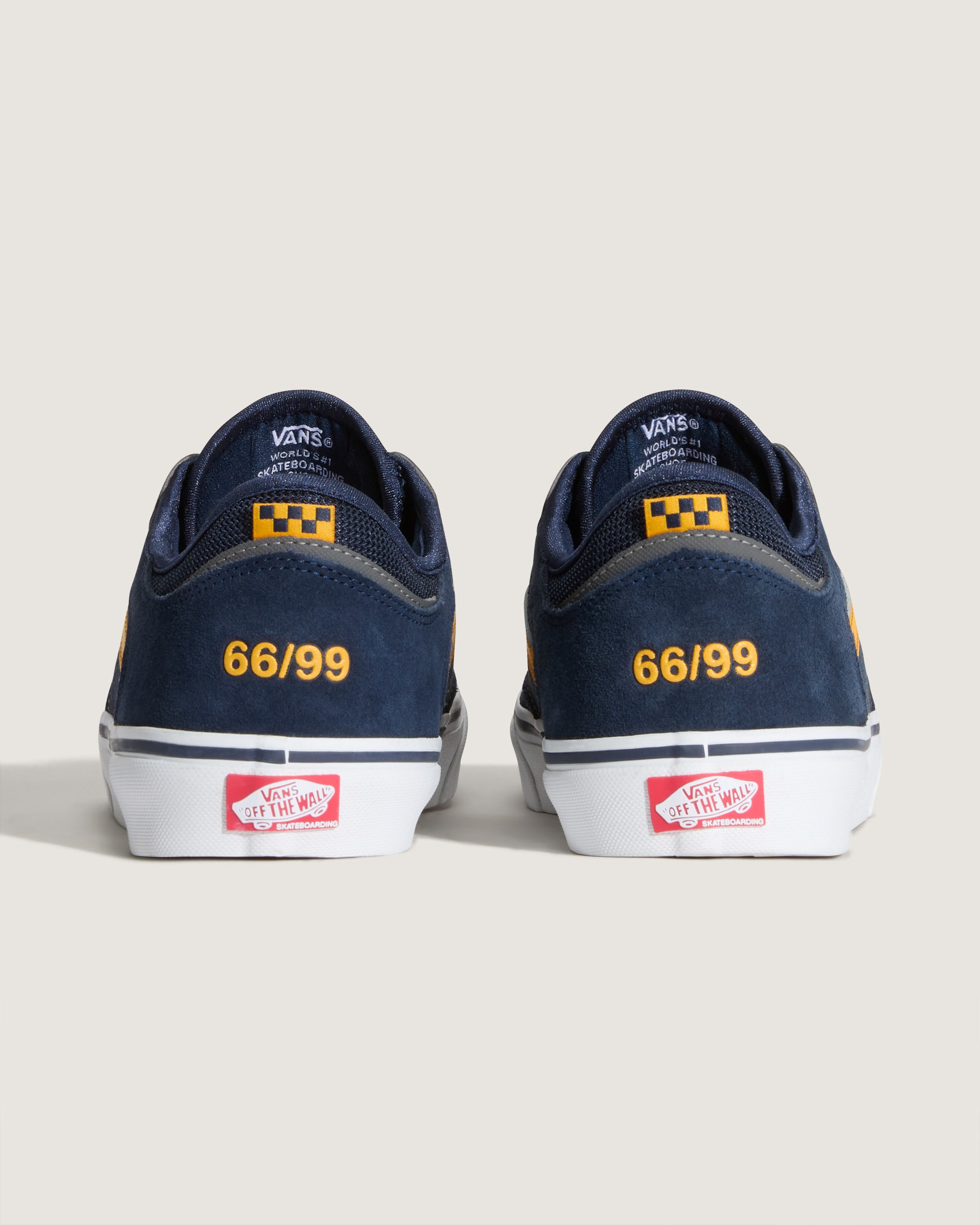 Skate Rowley Shoe VANS Navy Blue  Yellow ALT3
