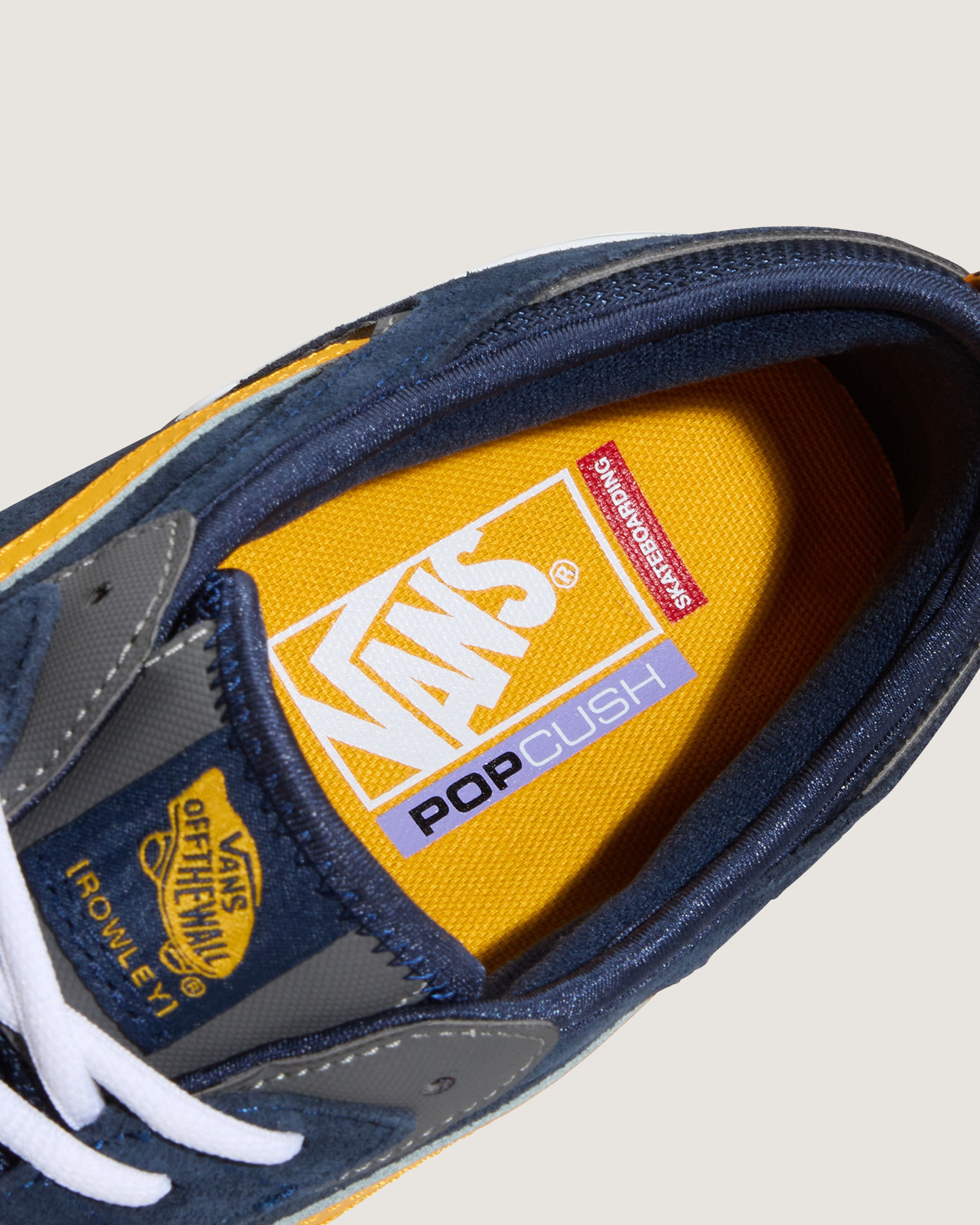 Skate Rowley Shoe VANS Navy Blue  Yellow ALT5