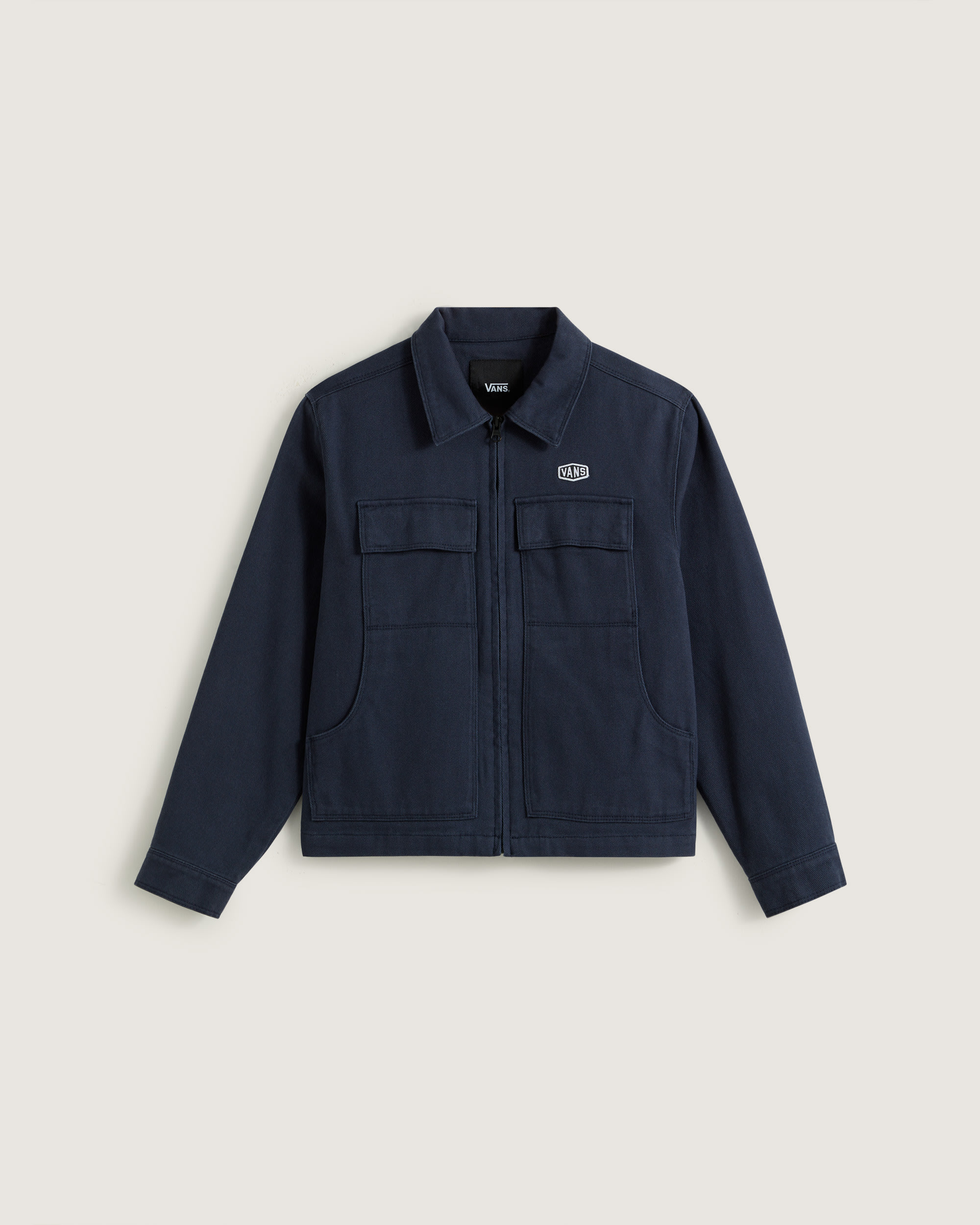 Kids Mcavoy Zip Station Jacket VANS Parisian Night Blue HERO