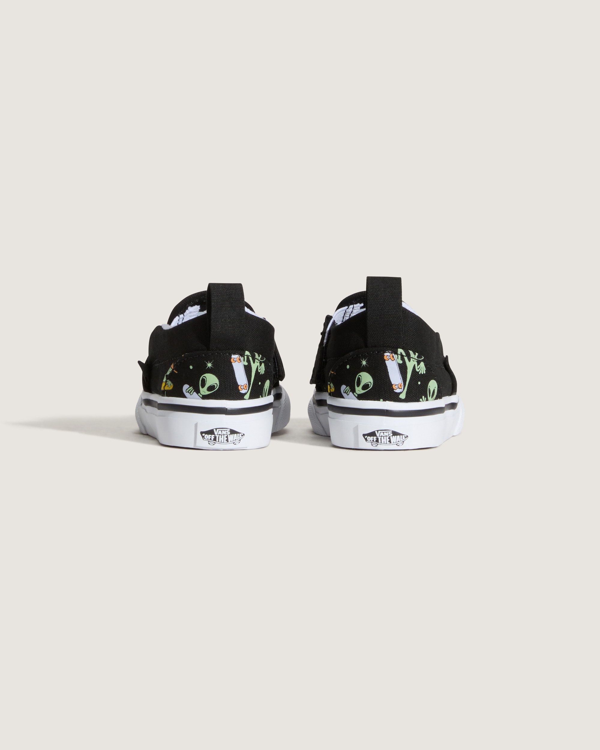Toddler Classic SlipOn V Shoe VANS Black  Green ALT3