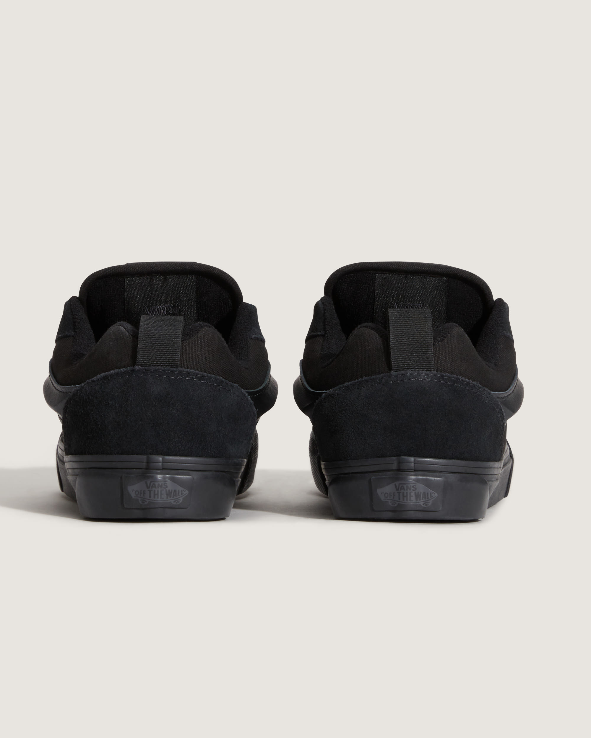 Big Kids Knu Skool Shoe VANS Triple Black ALT3