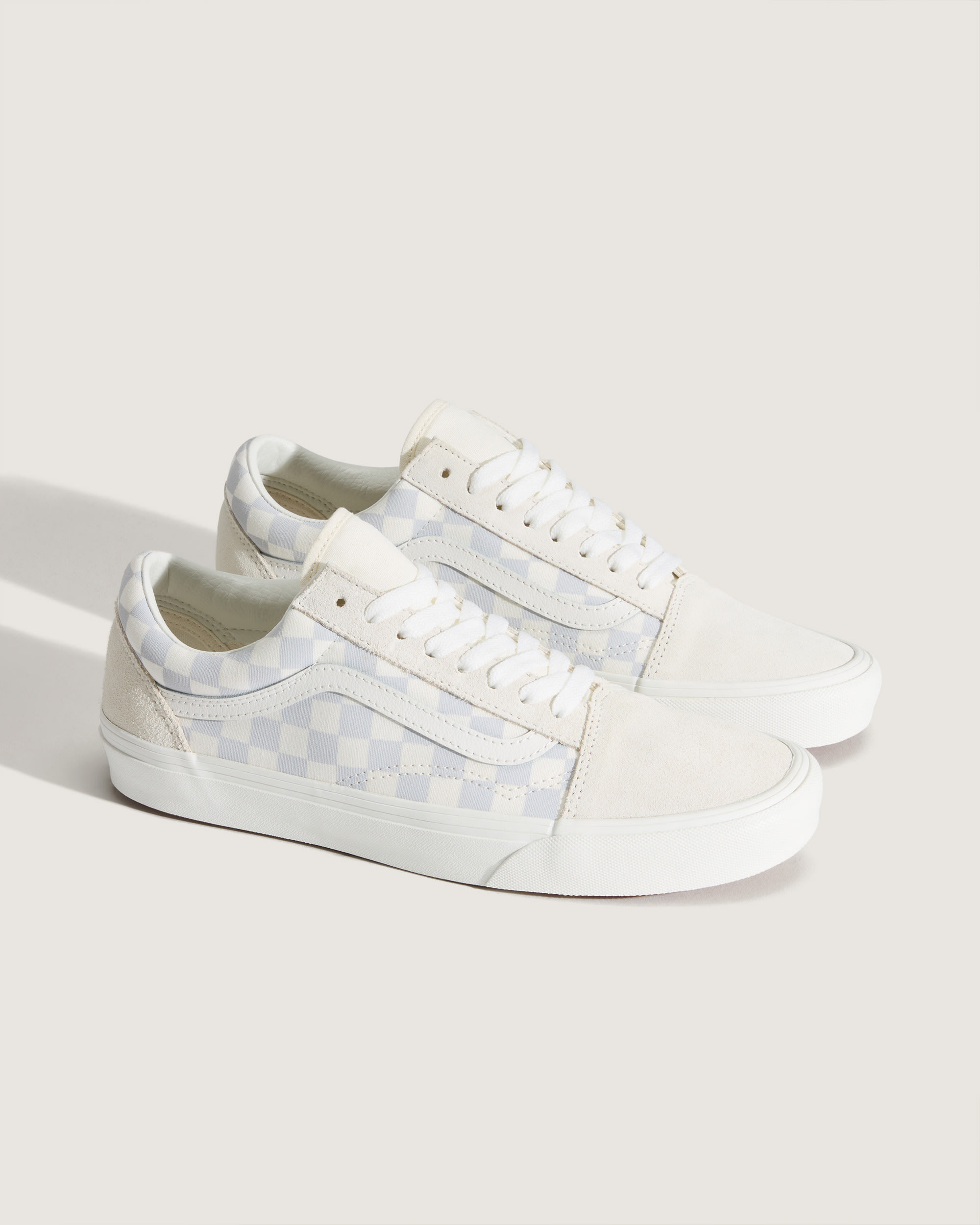Old Skool Checkerboard Shoe VANS Checkerboard Grey ALT1