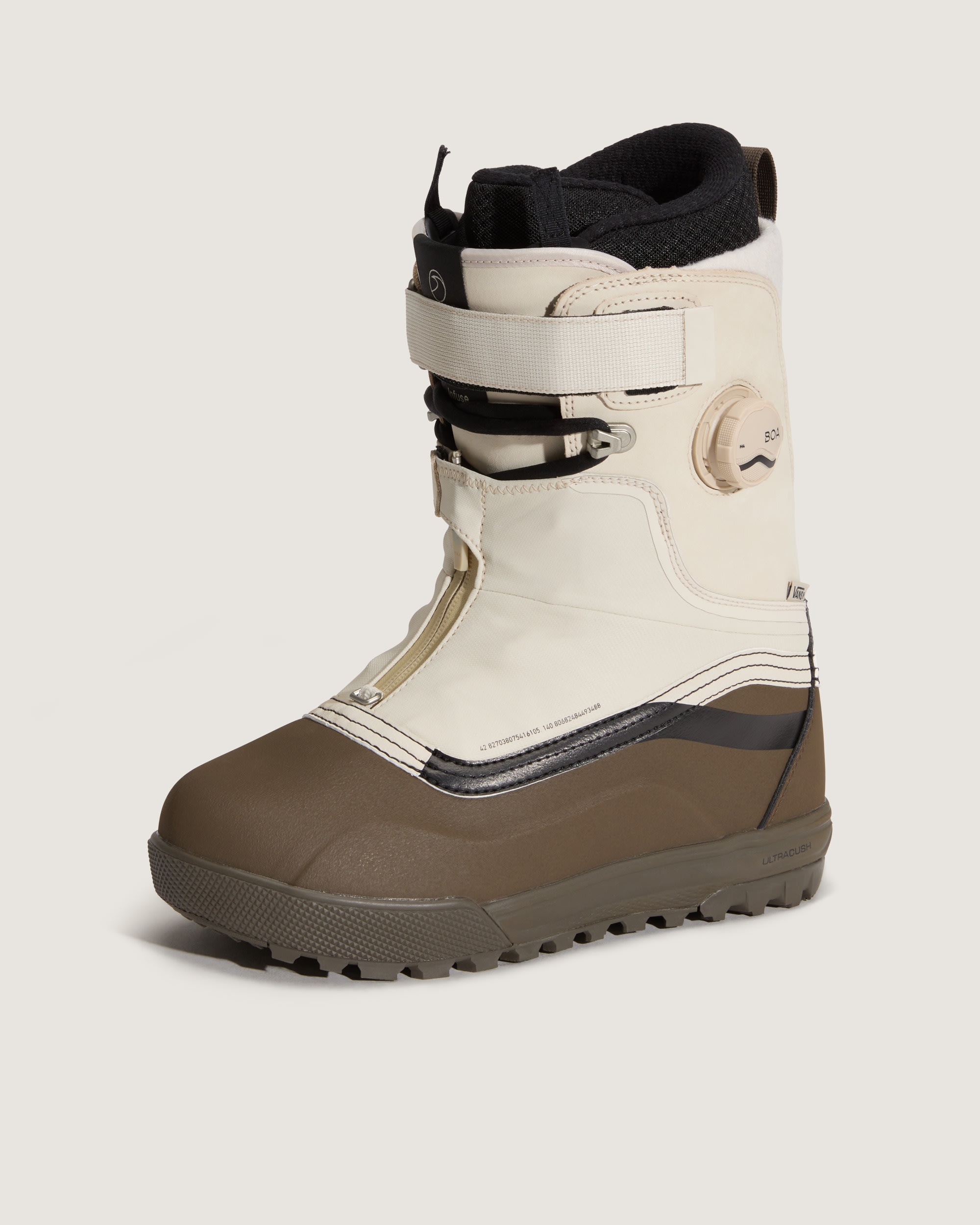 26モデルVANS INFUSE SURFER 28.0 Infuse Snowsurf Snowboard Boot in Oatmeal Beige / Brown | Vans