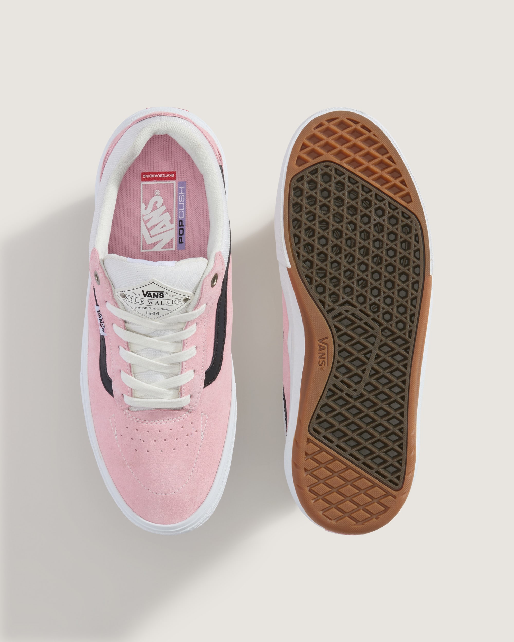 Skate Kyle Walker Wafflecup Shoe VANS Pink ALT2