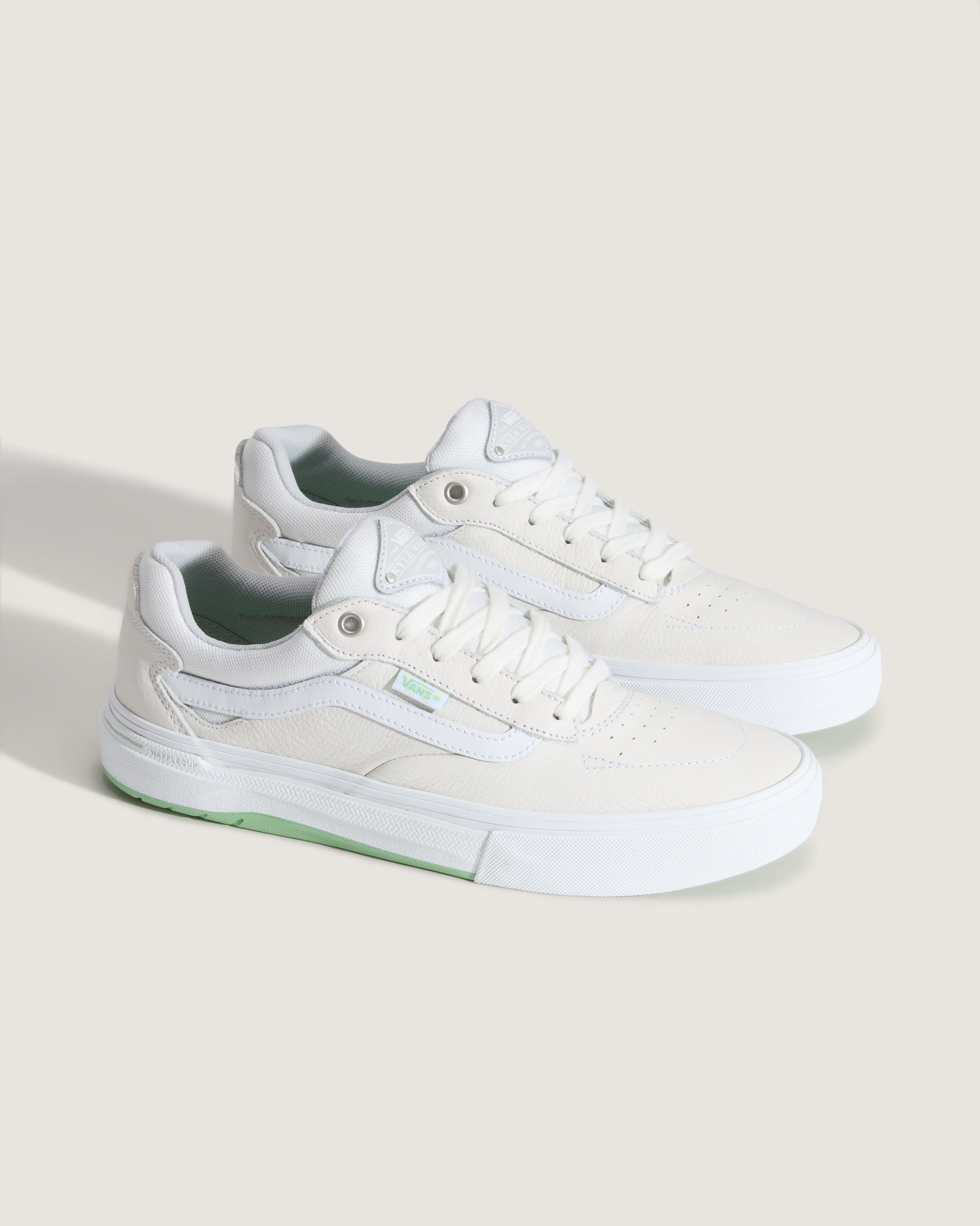 Skate Kyle Walker Wafflecup Shoe VANS White  Mint Green ALT1