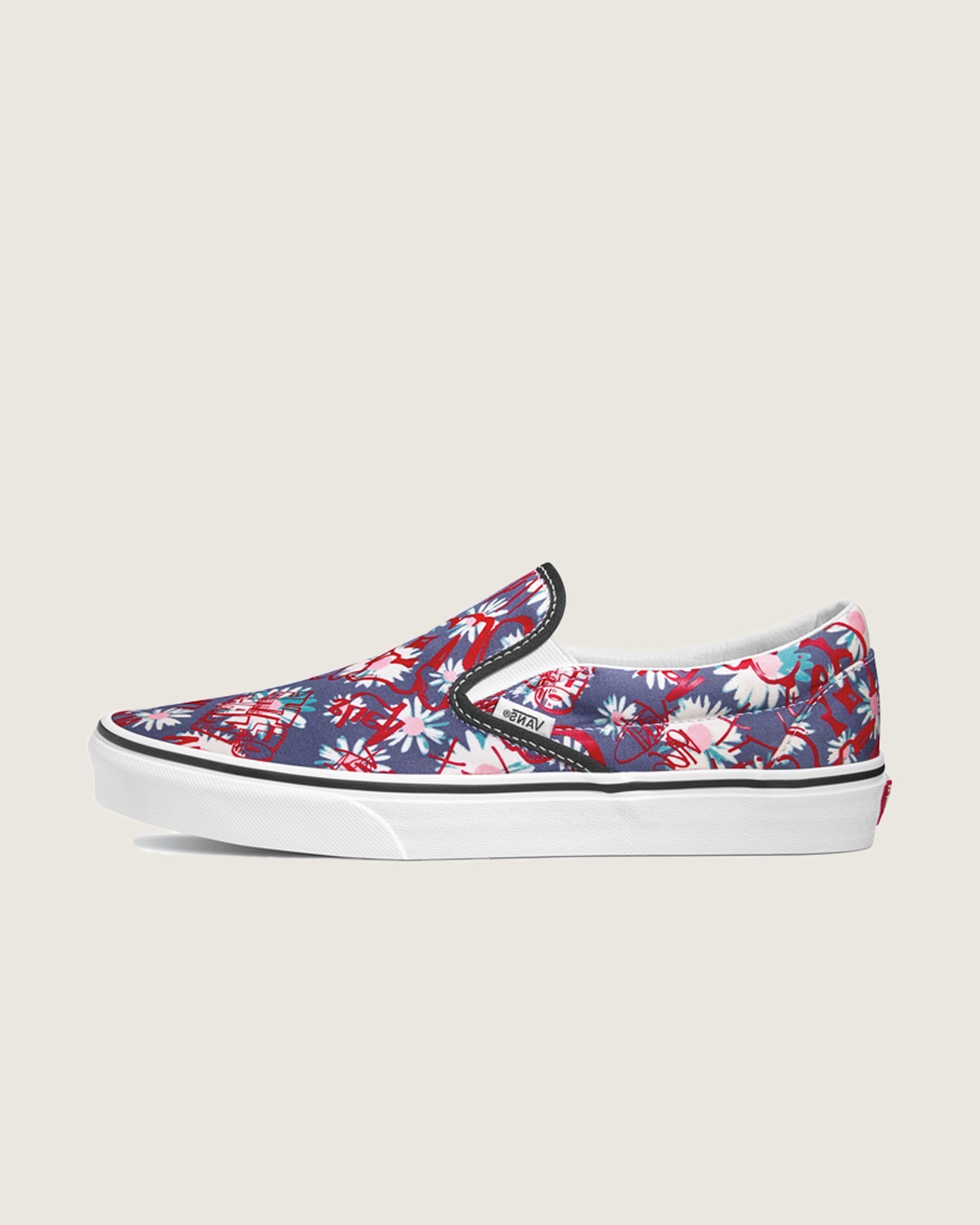 Vans Crew Classic SlipOn Shoe VANS Red HERO