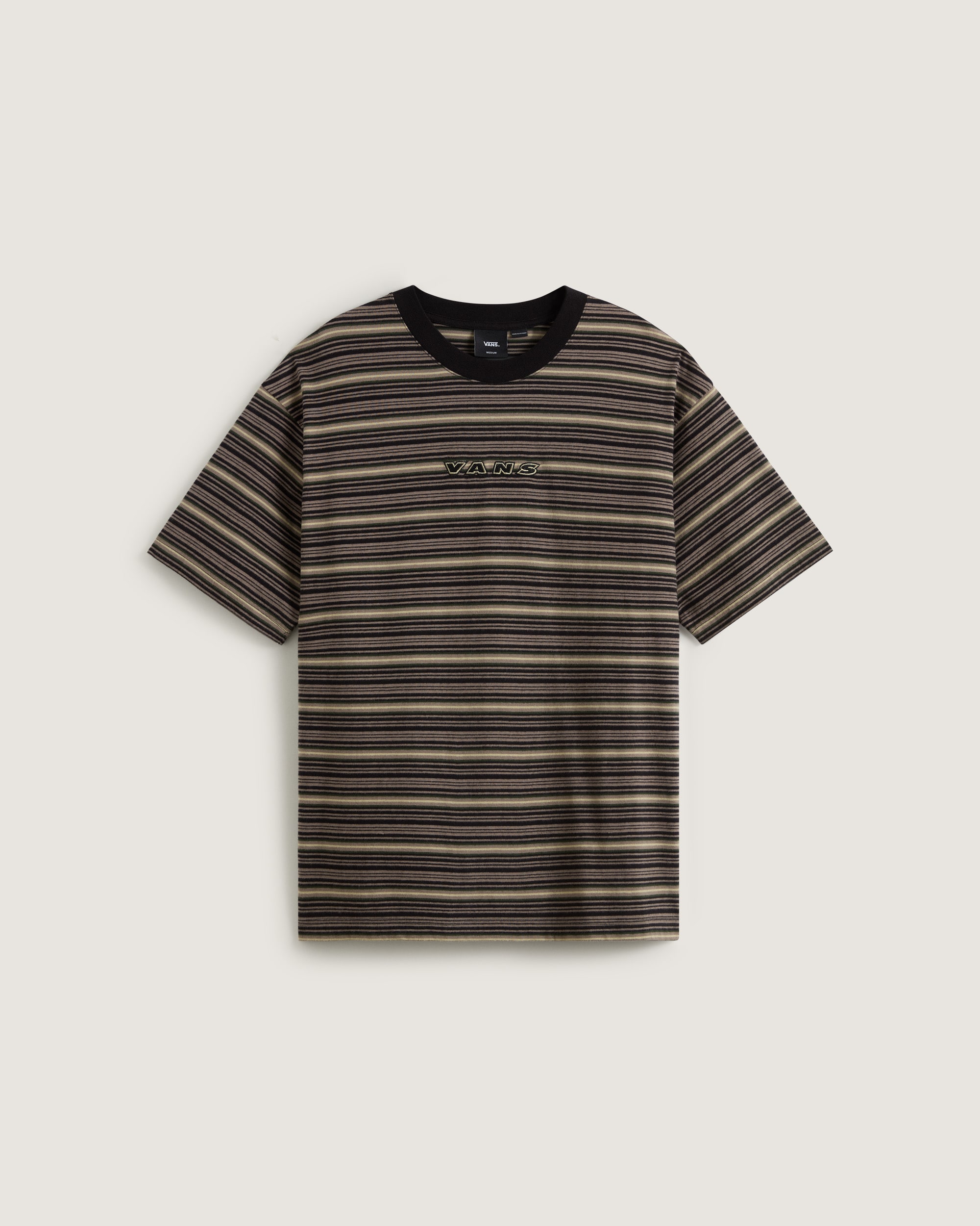 Cameron Stripe Shirt VANS Walnut Brown HERO