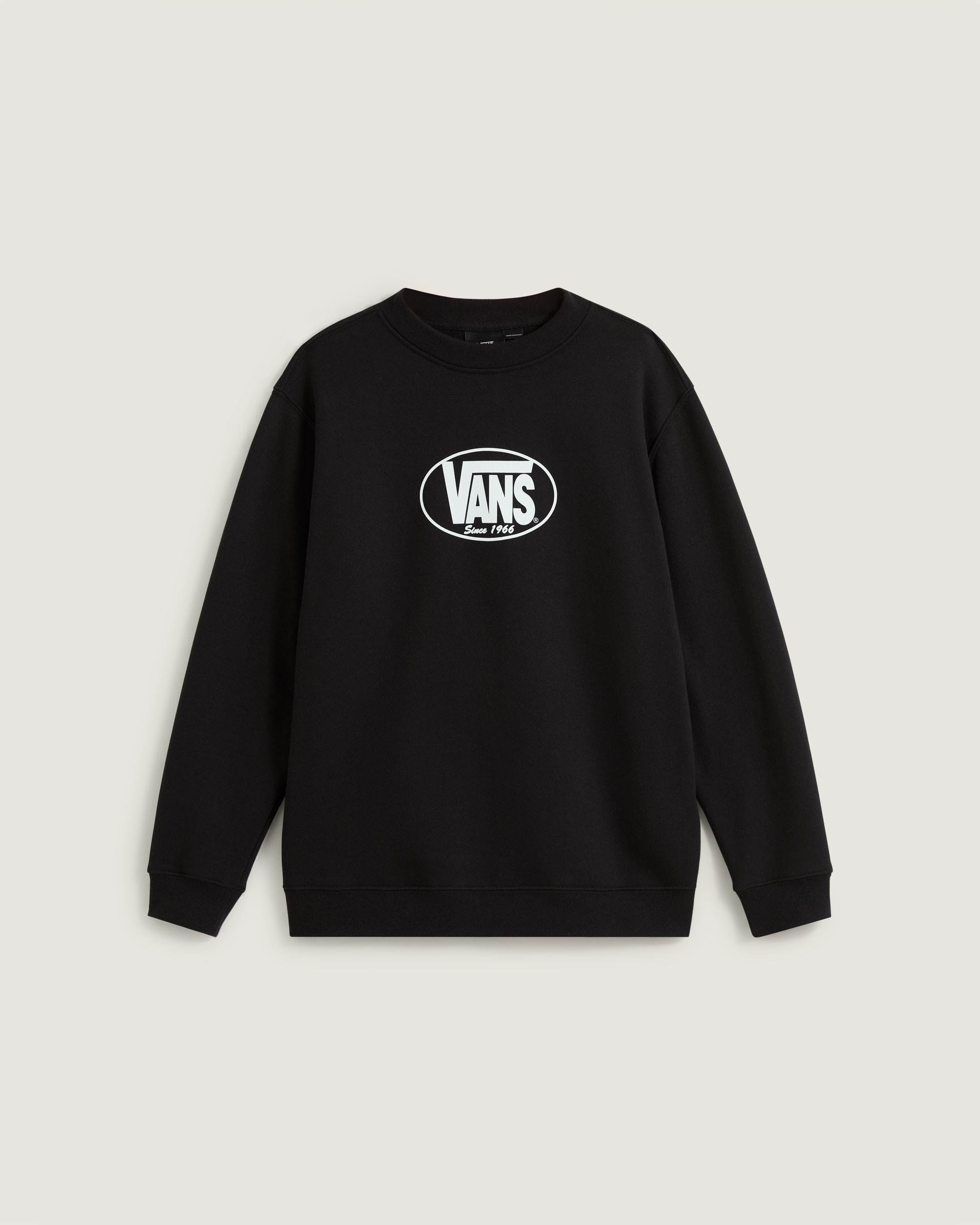 Kids Classic Oval Crew Sweatshirt VANS Black HERO