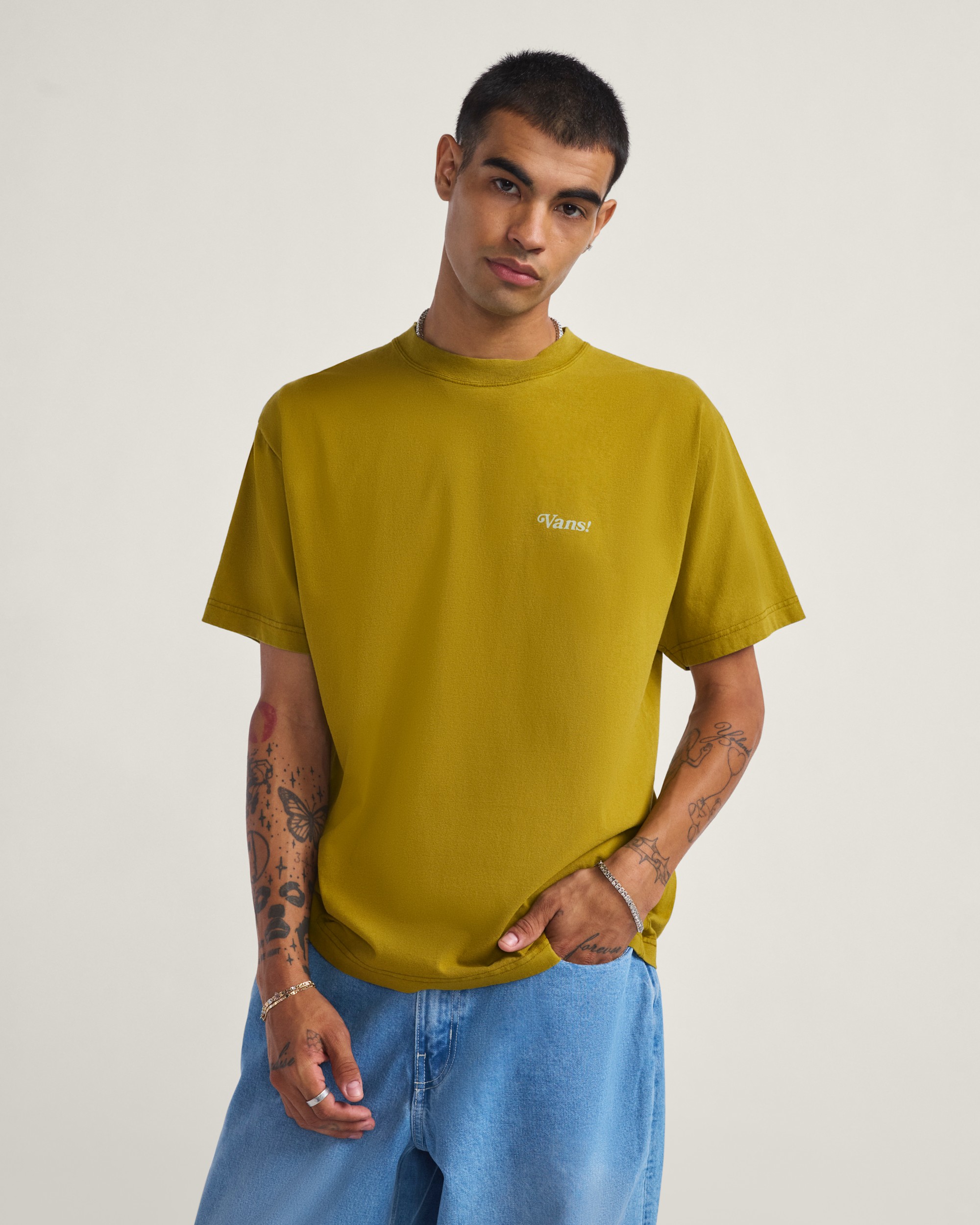 Thanks For Surfin TShirt VANS Burnt Gold Yellow HERO