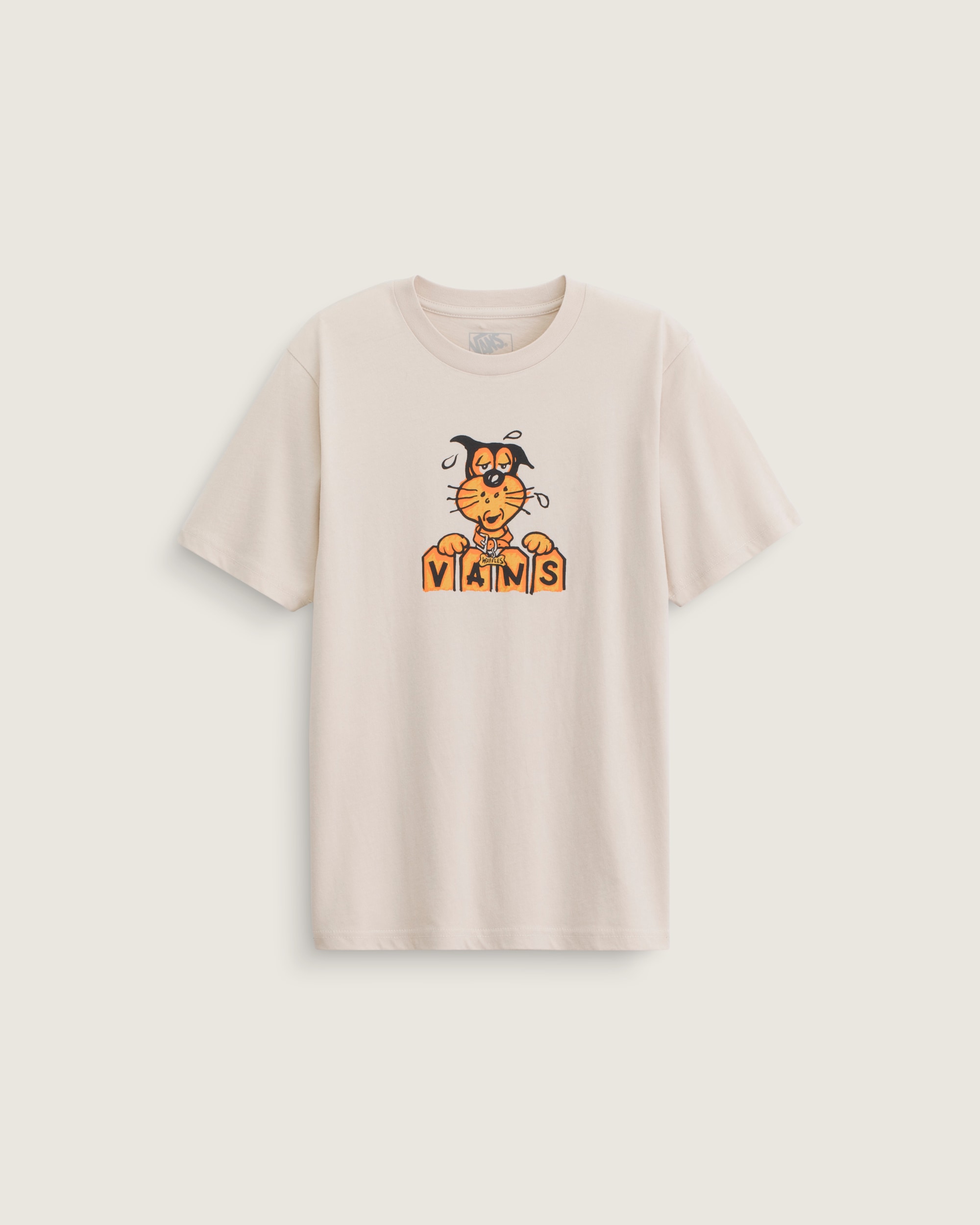Kids Waffles The Dog TShirt VANS Taupe Mist Beige ALT1