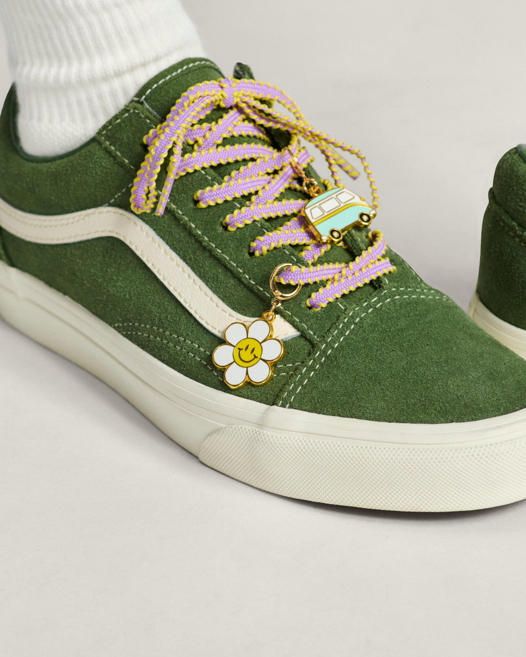 Vans Waffle Shop Retro California Shoe Charm Set VANS Yellow ALT2