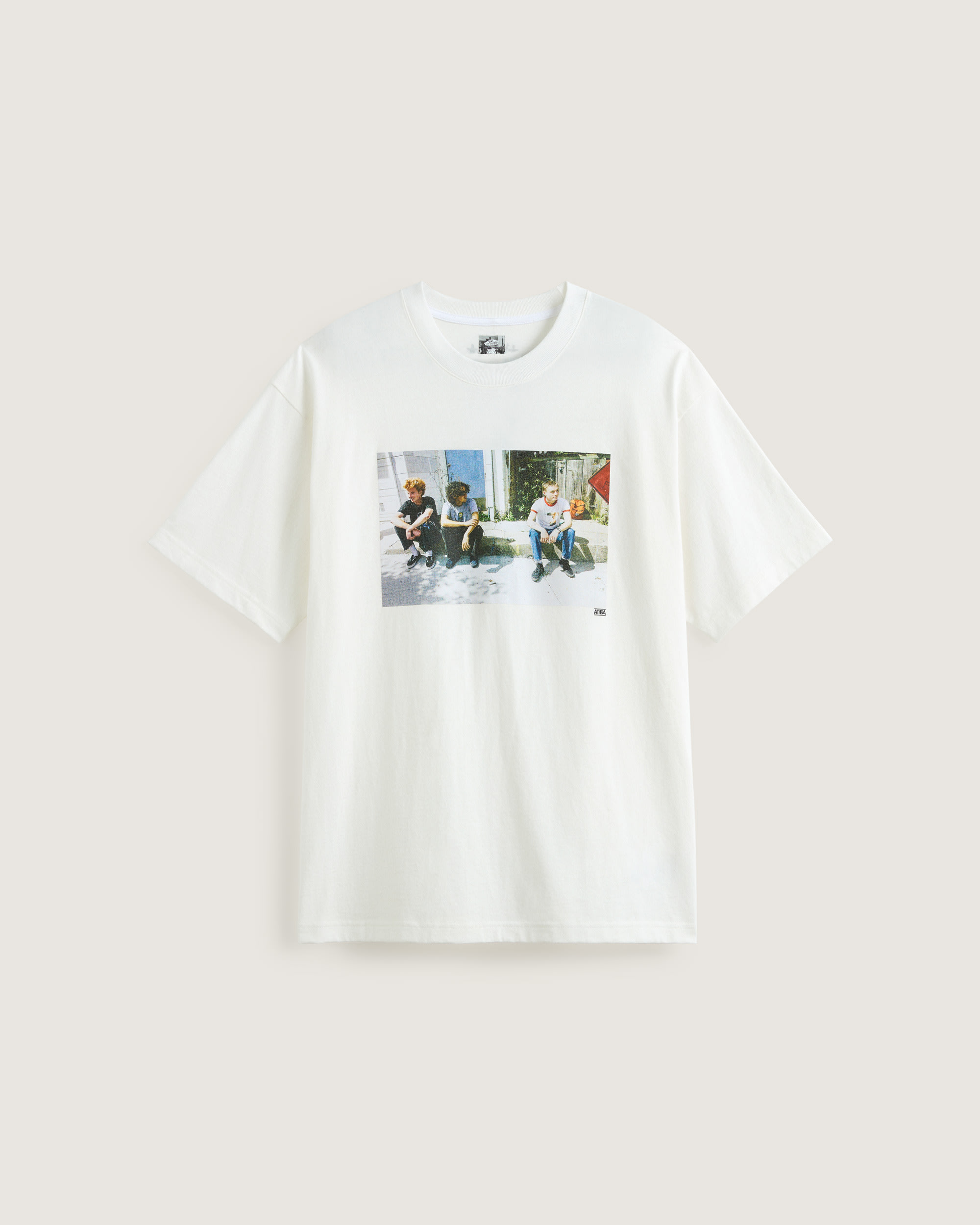 Skate Curb TShirt by Atiba Jefferson VANS Atiba White HERO