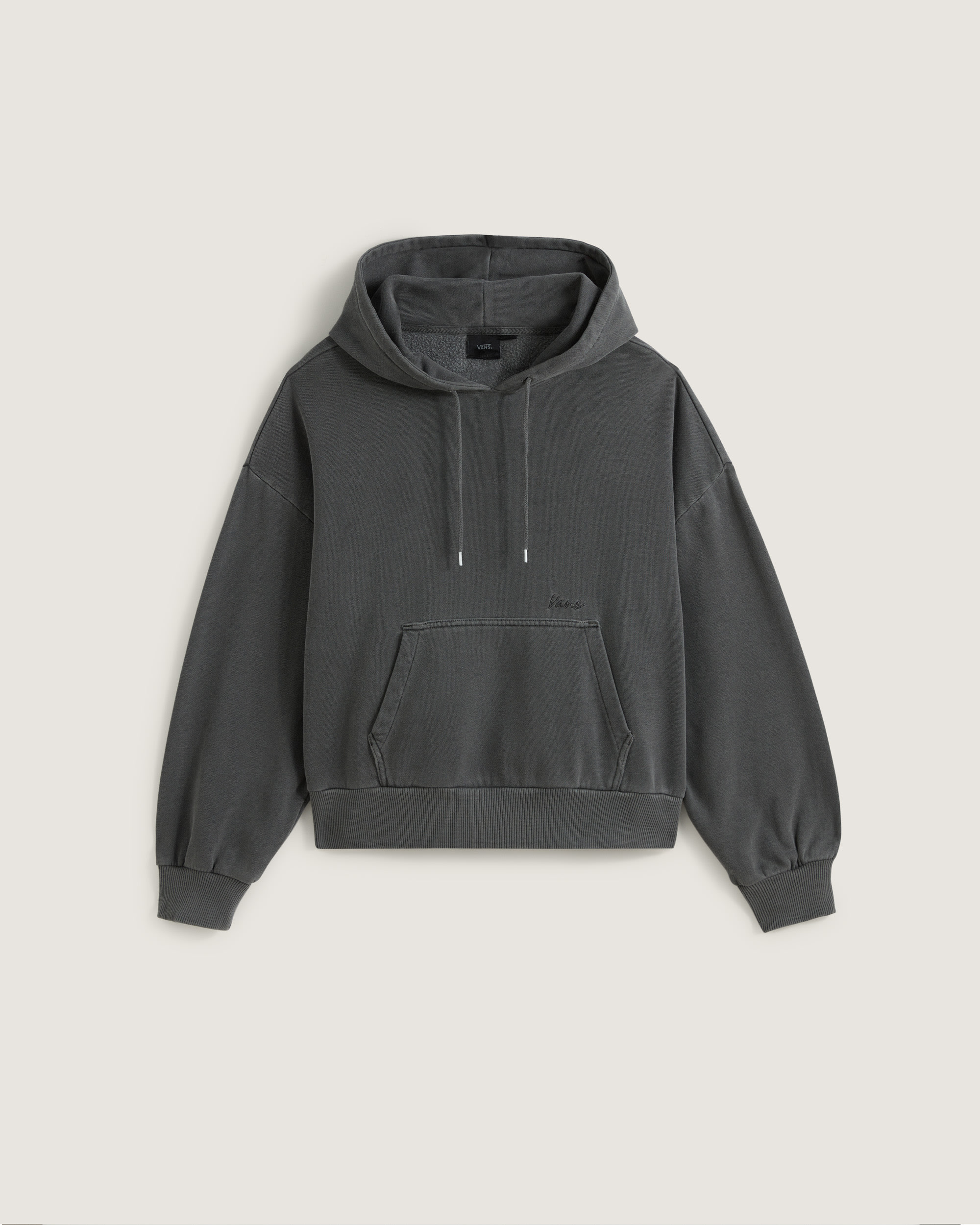 Retro Pullover Hoodie VANS Asphalt Grey HERO