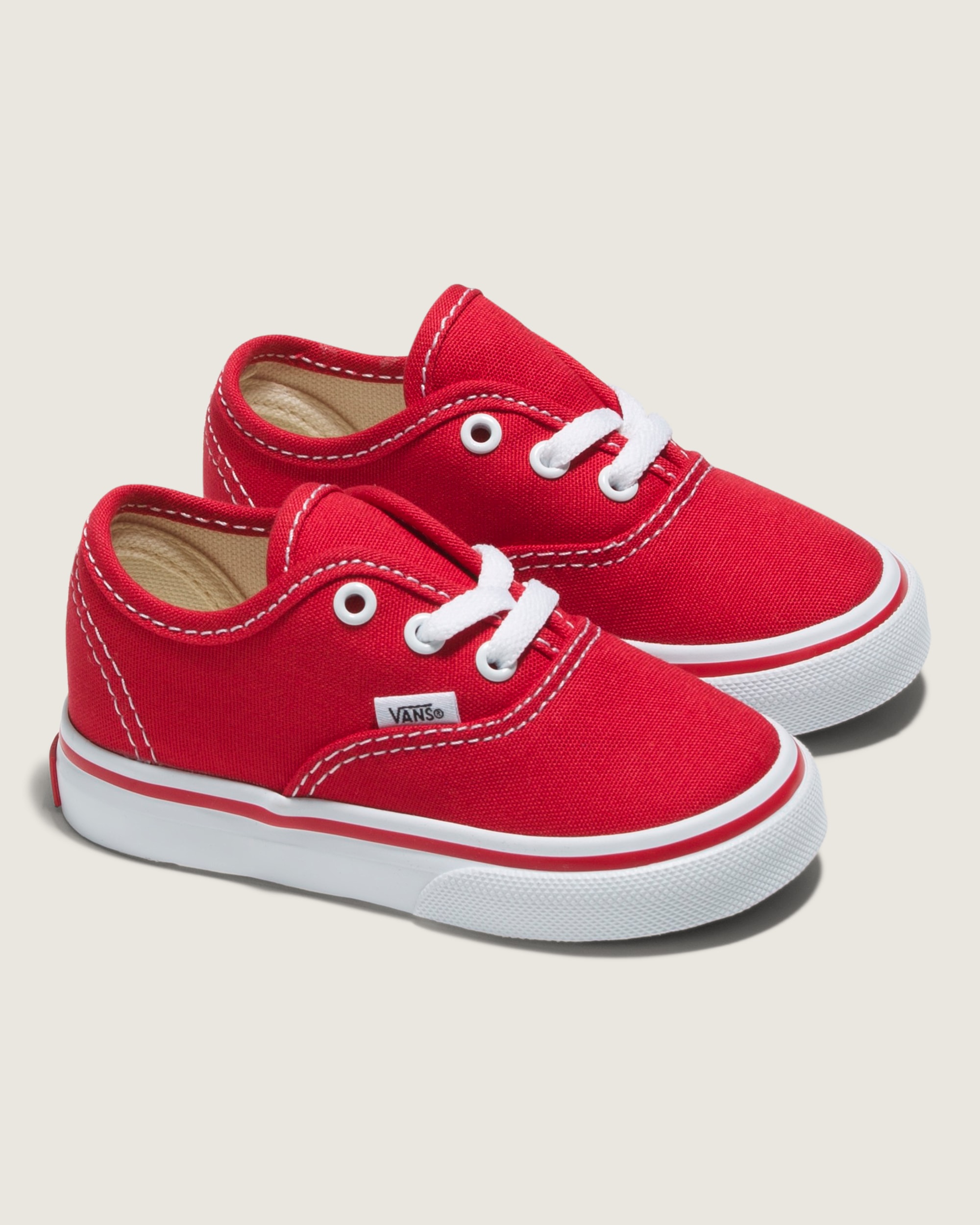 Toddler Authentic Shoe VANS Red ALT1