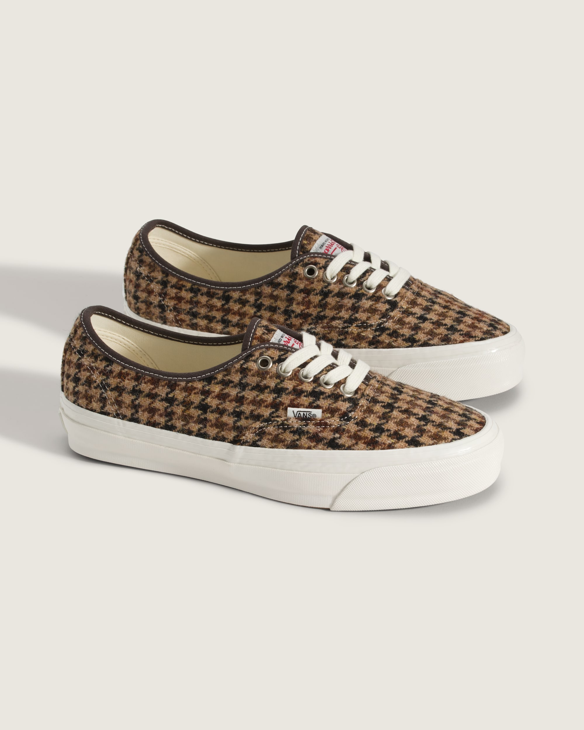 Premium Authentic Harris Tweed Shoe VANS Brown ALT1