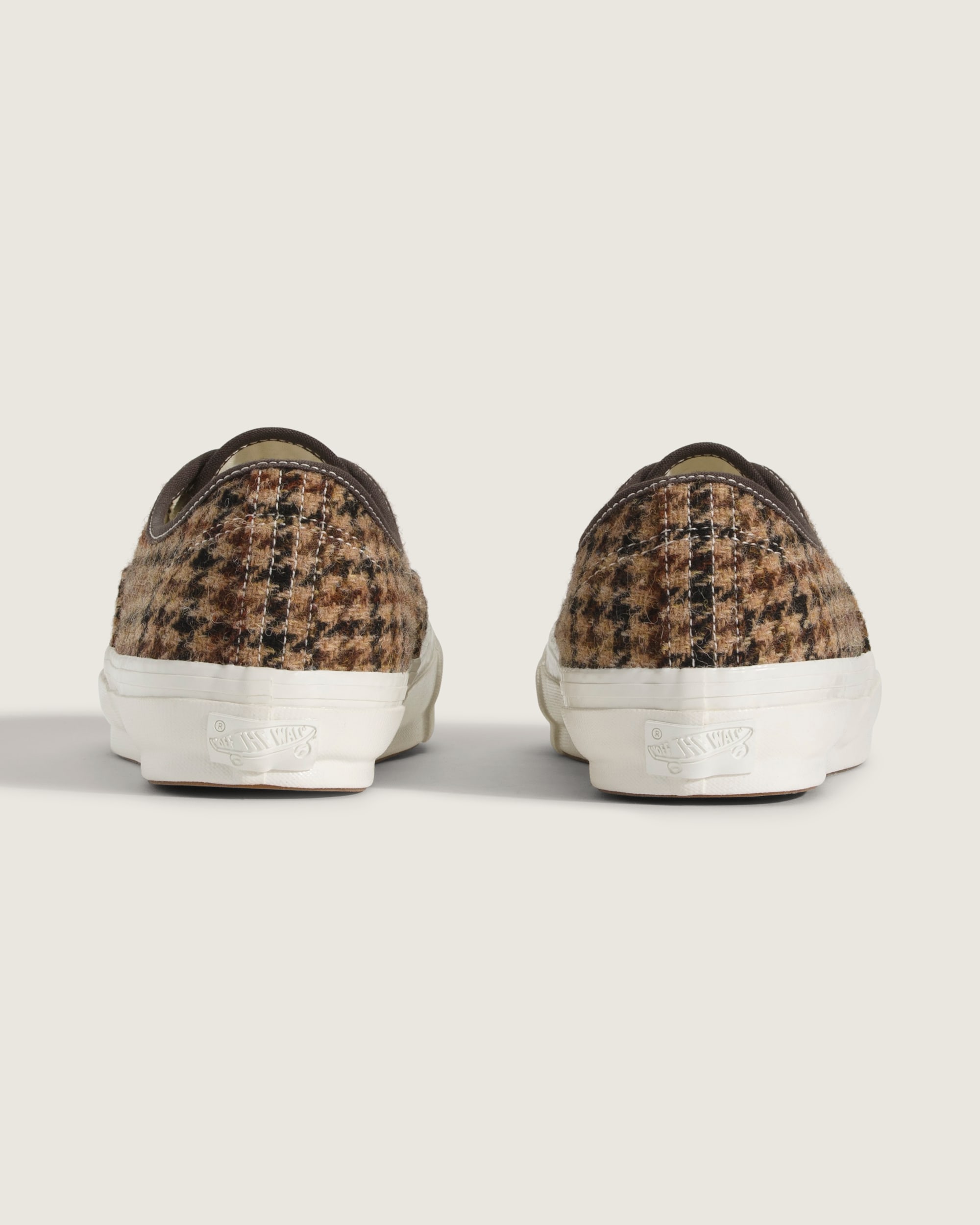 Premium Authentic Harris Tweed Shoe VANS Brown ALT3