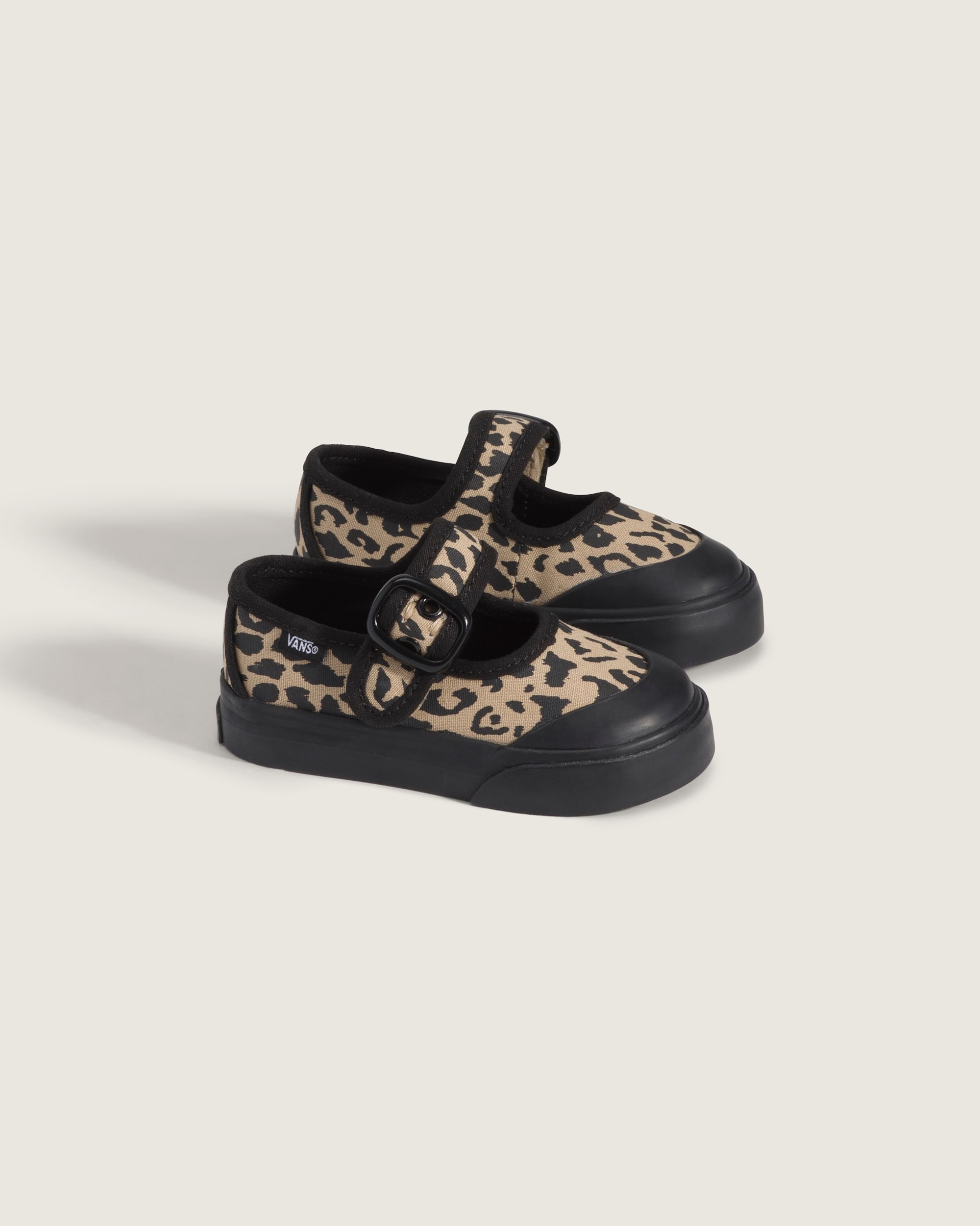Toddler Mary Jane Shoe VANS Leopard Brown  Black ALT1