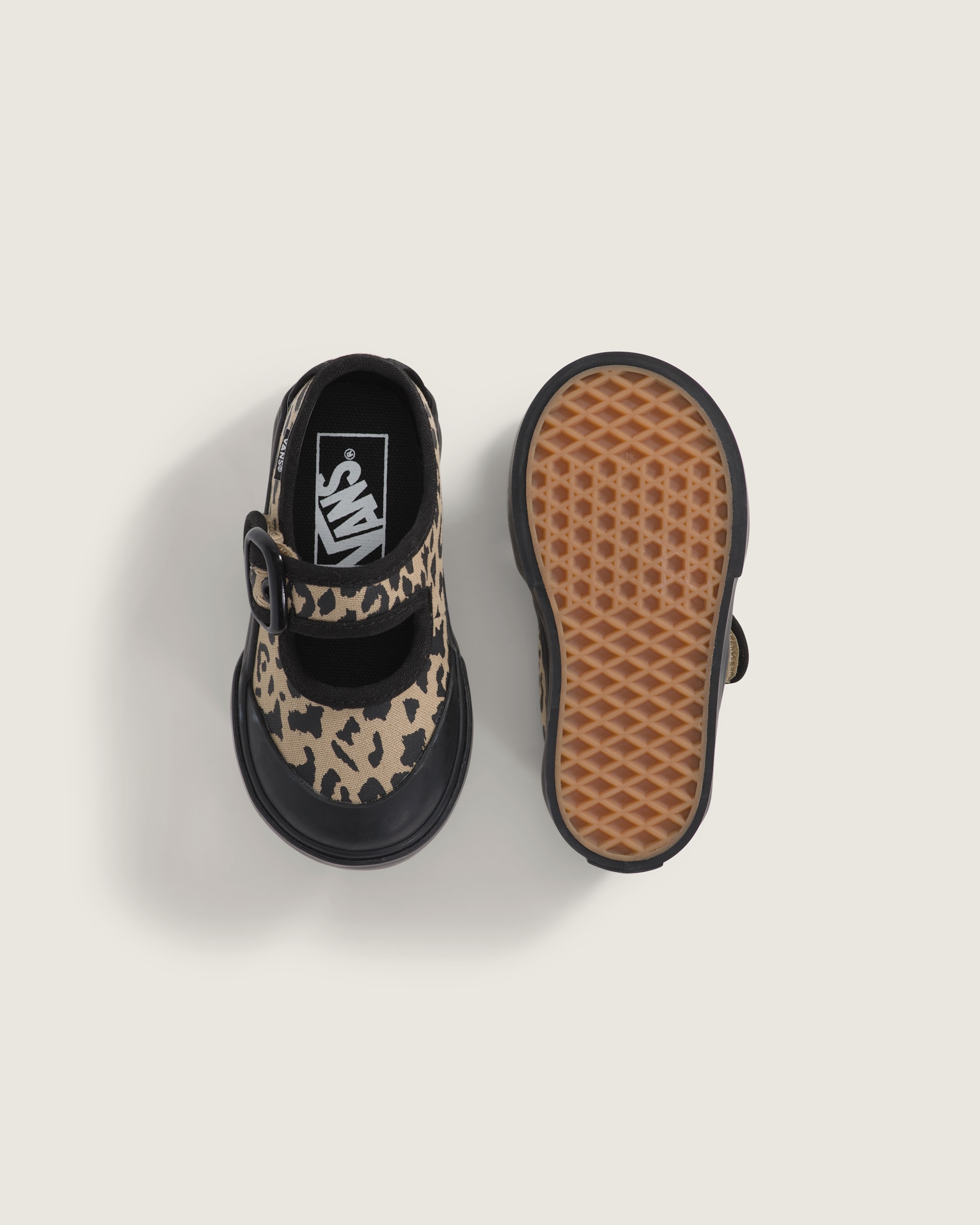 Toddler Mary Jane Shoe VANS Leopard Brown  Black ALT2