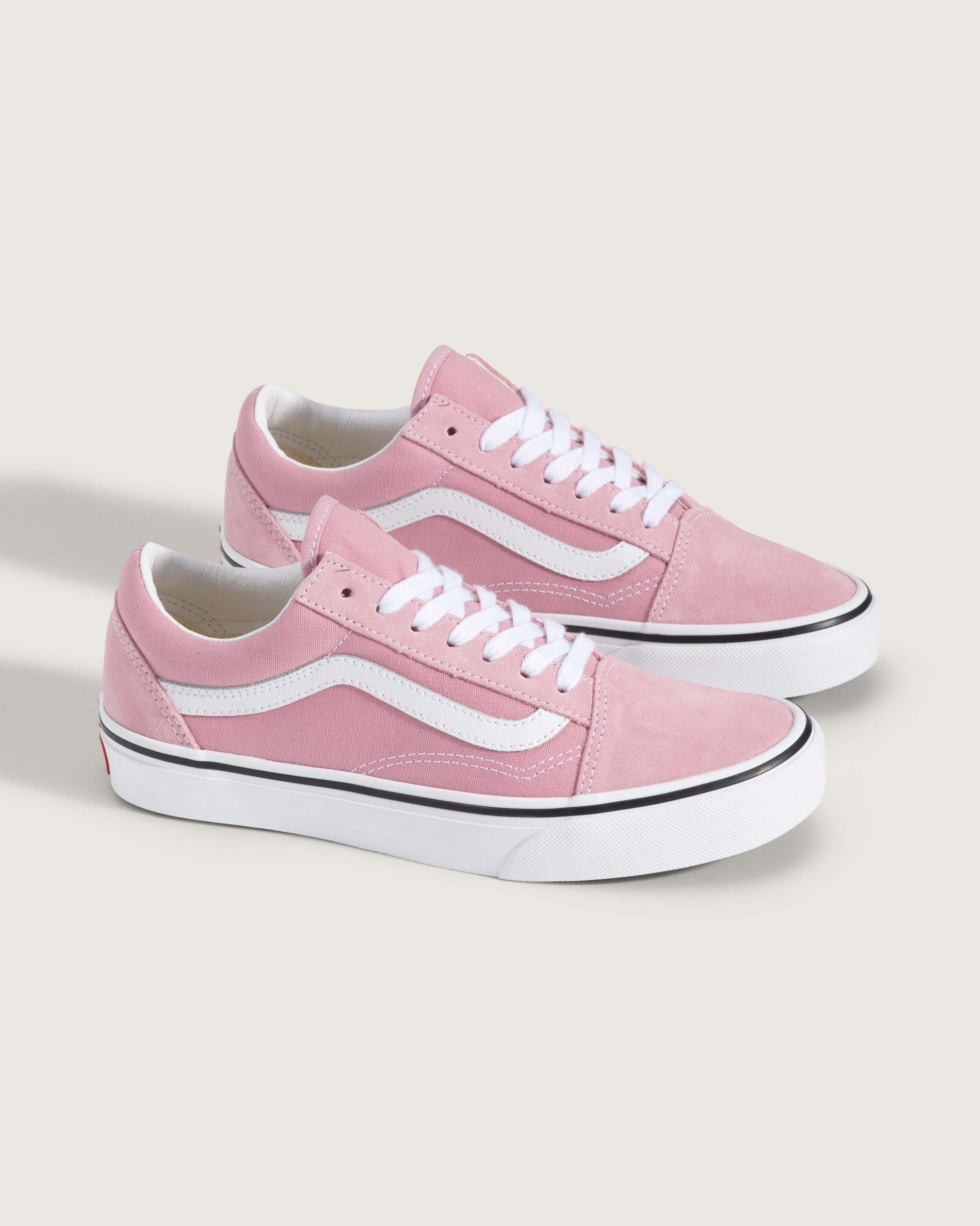 Old Skool Shoe VANS Dawn Pink  True White ALT1