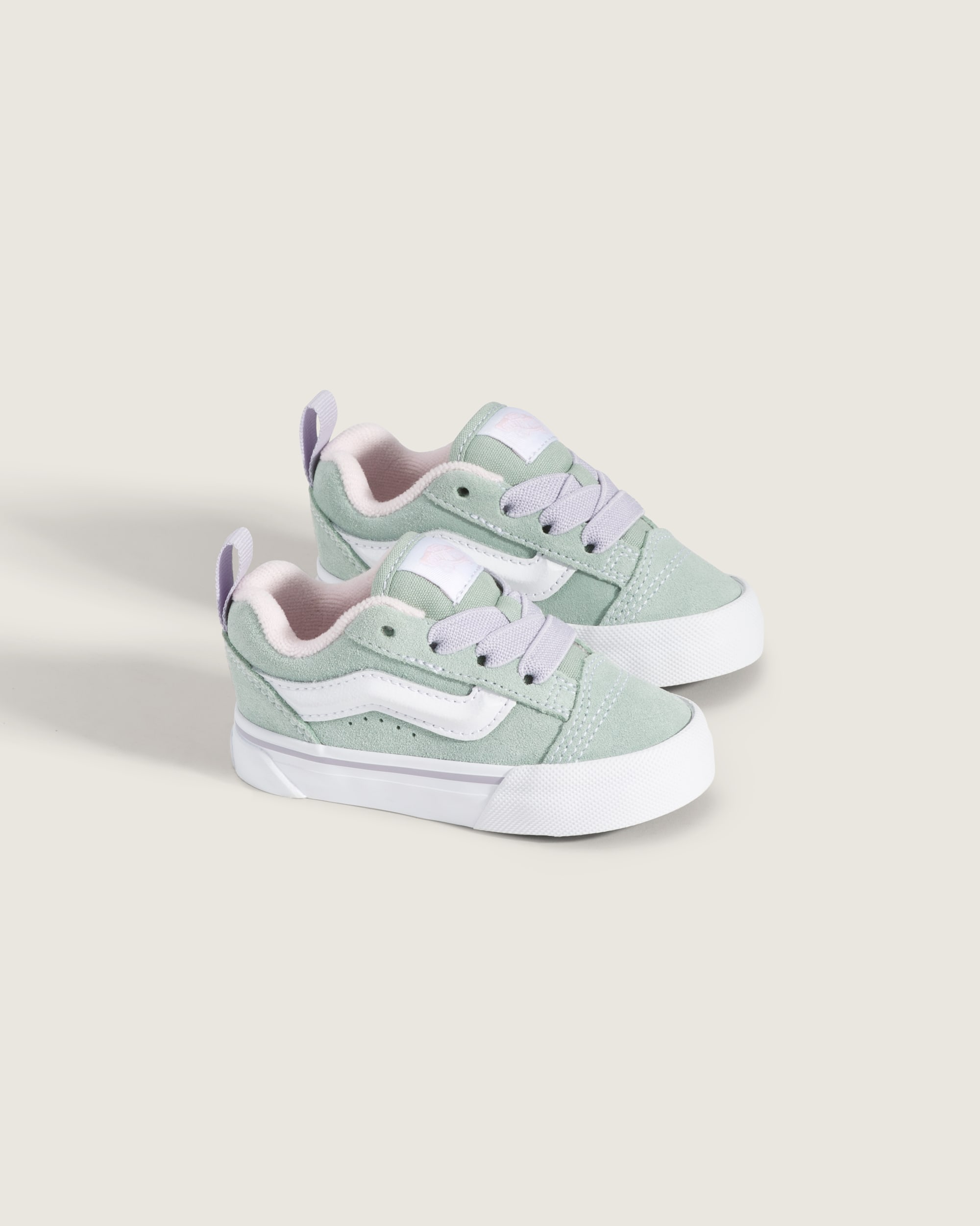 Toddler Knu Skool Shoe VANS Grey  Olive Green ALT1