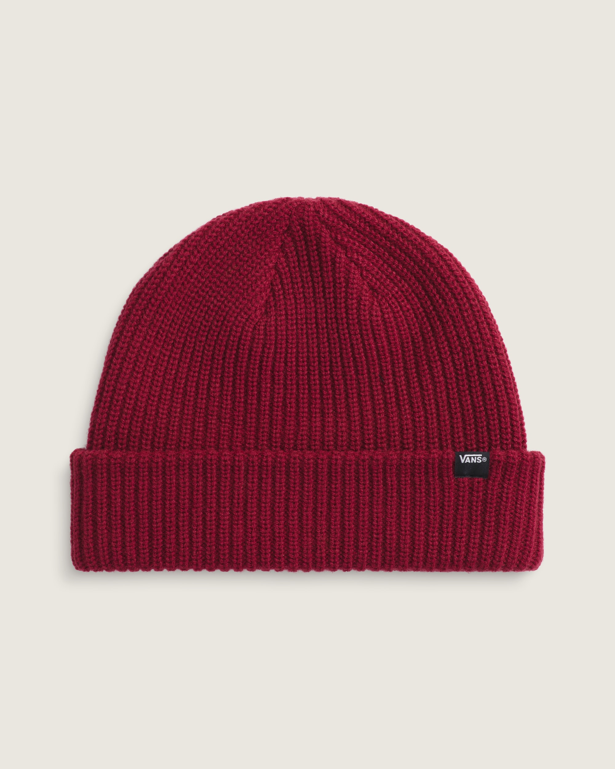Core Basic Cuff Beanie in Bordeaux Red | Vans