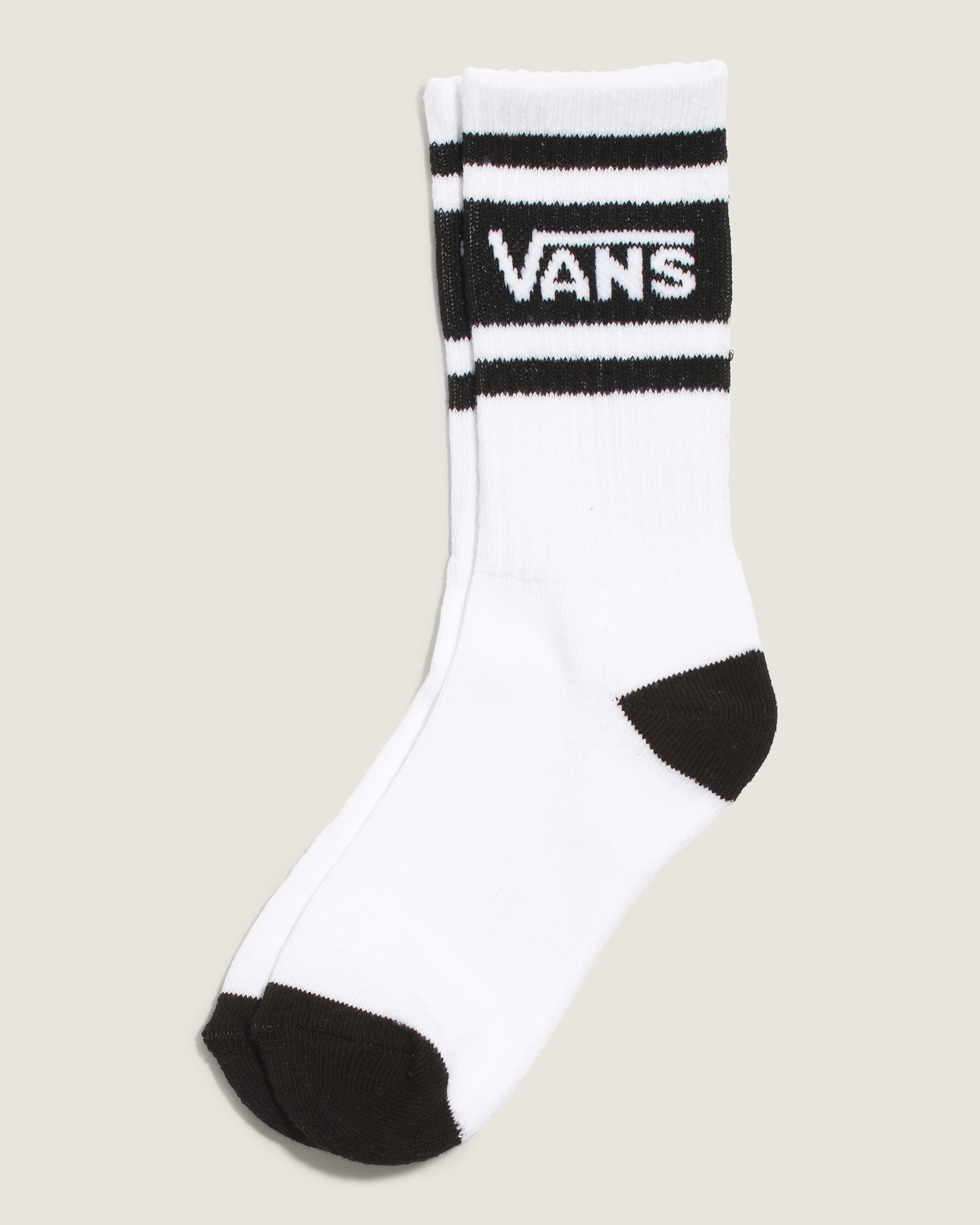 Kids Vans Drop V Crew Socks in Black | Vans